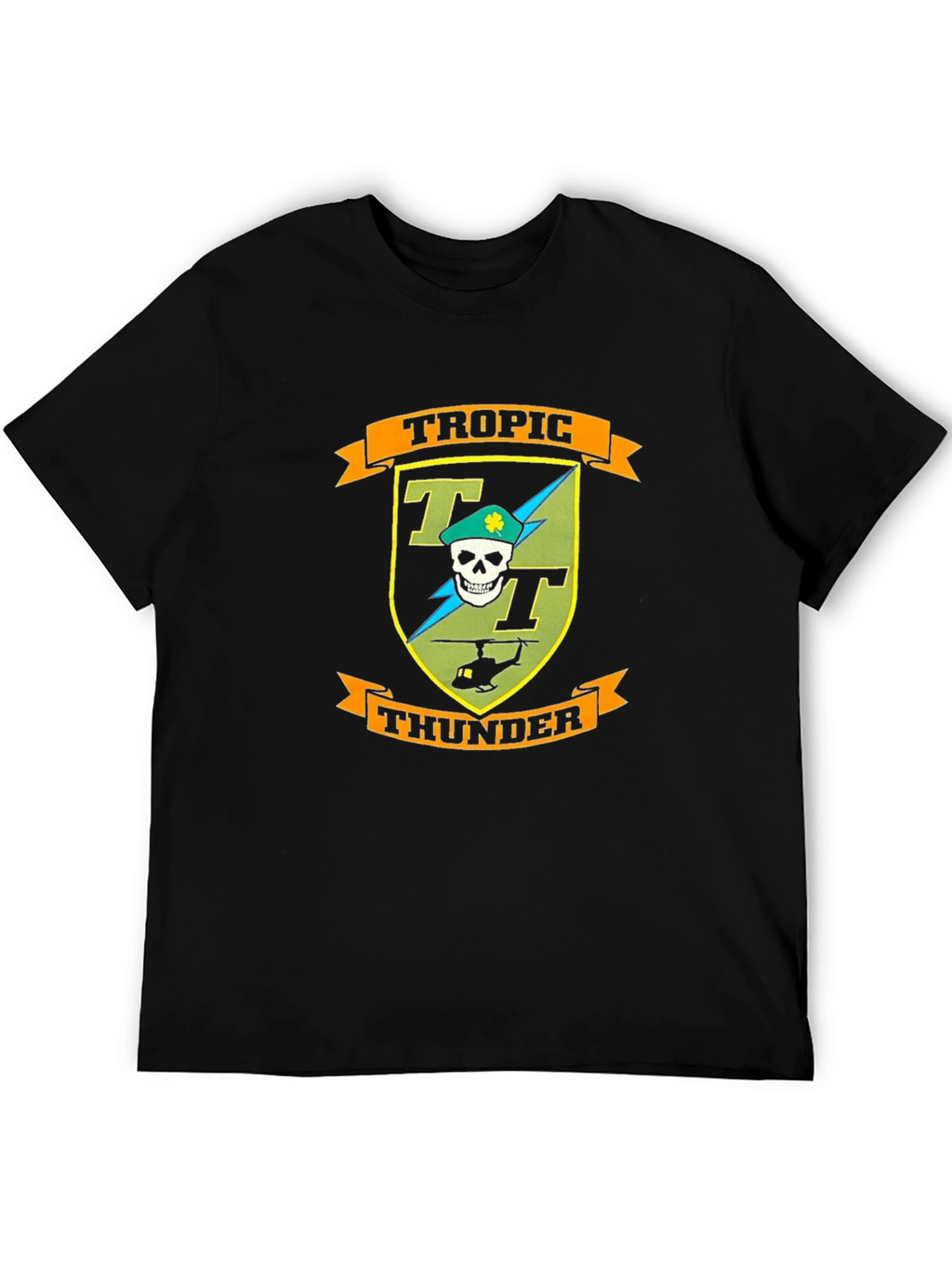 Tropic Thunder Graphic T-Shirt - Black
