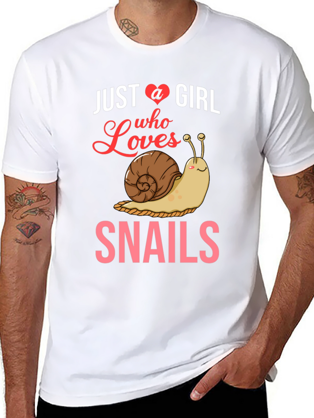 Just A Girl Who Loves Snails T-Shirt