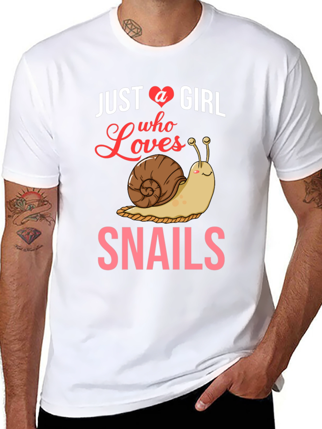 Just A Girl Who Loves Snails T-Shirt