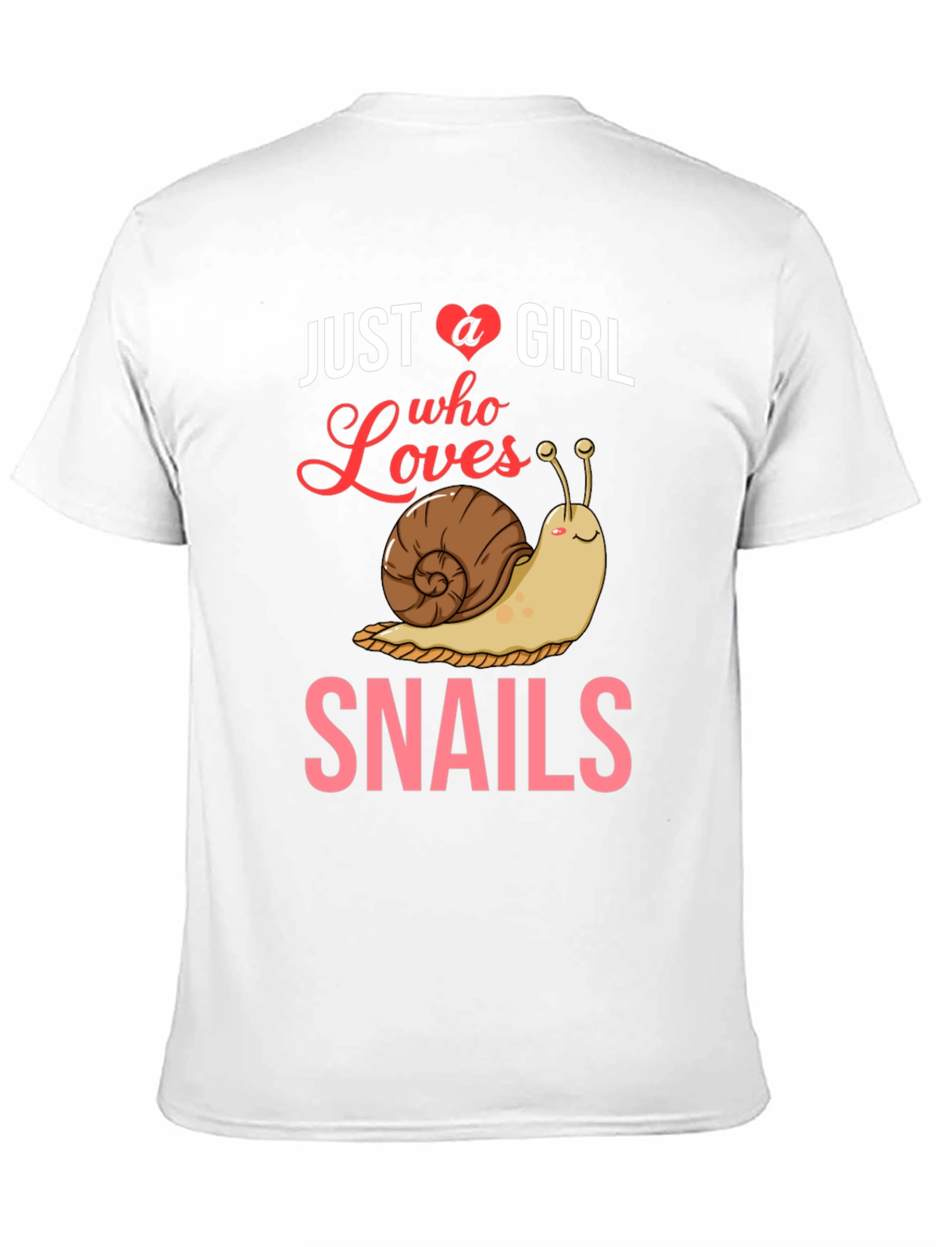 Just A Girl Who Loves Snails T-Shirt