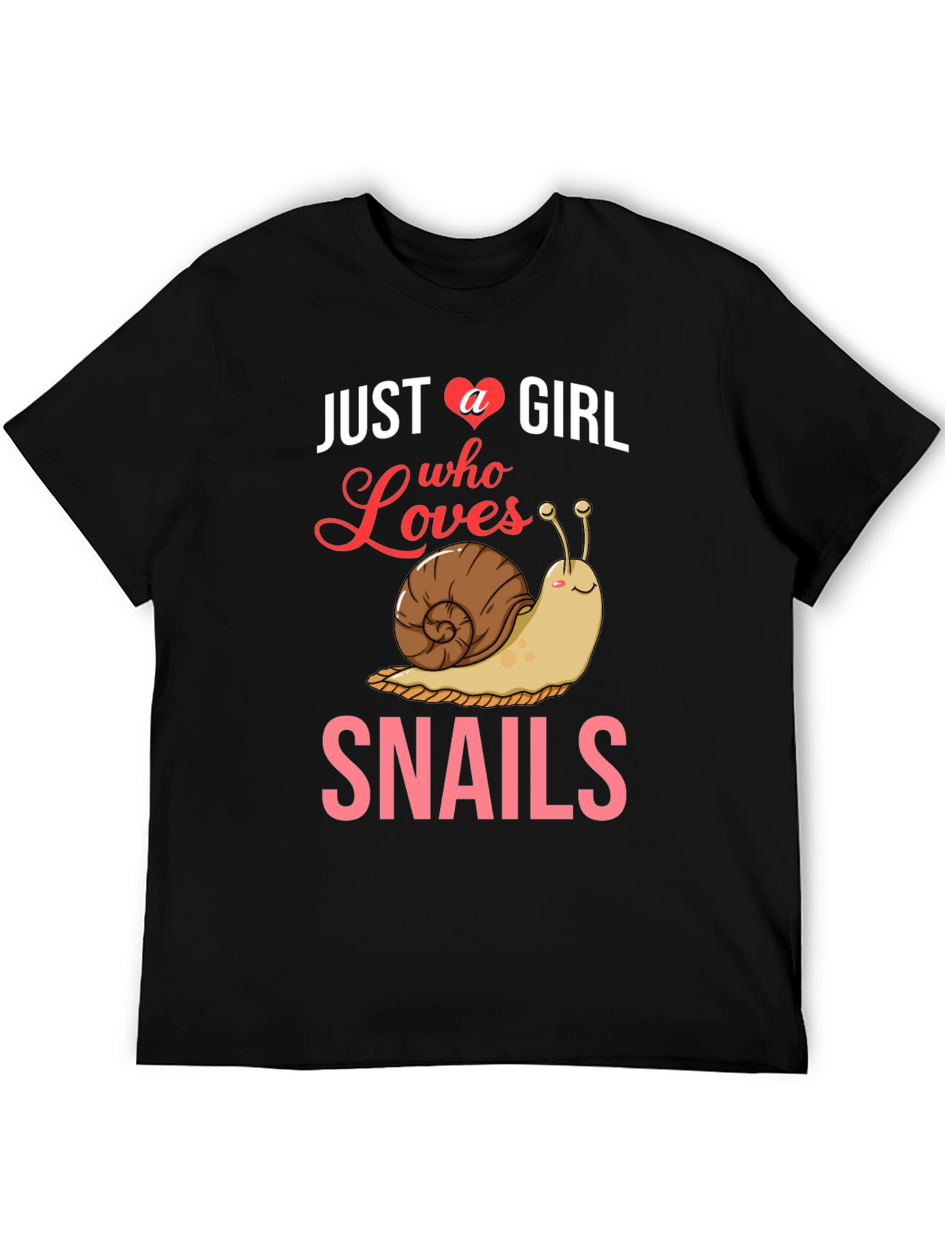 Just A Girl Who Loves Snails T-Shirt