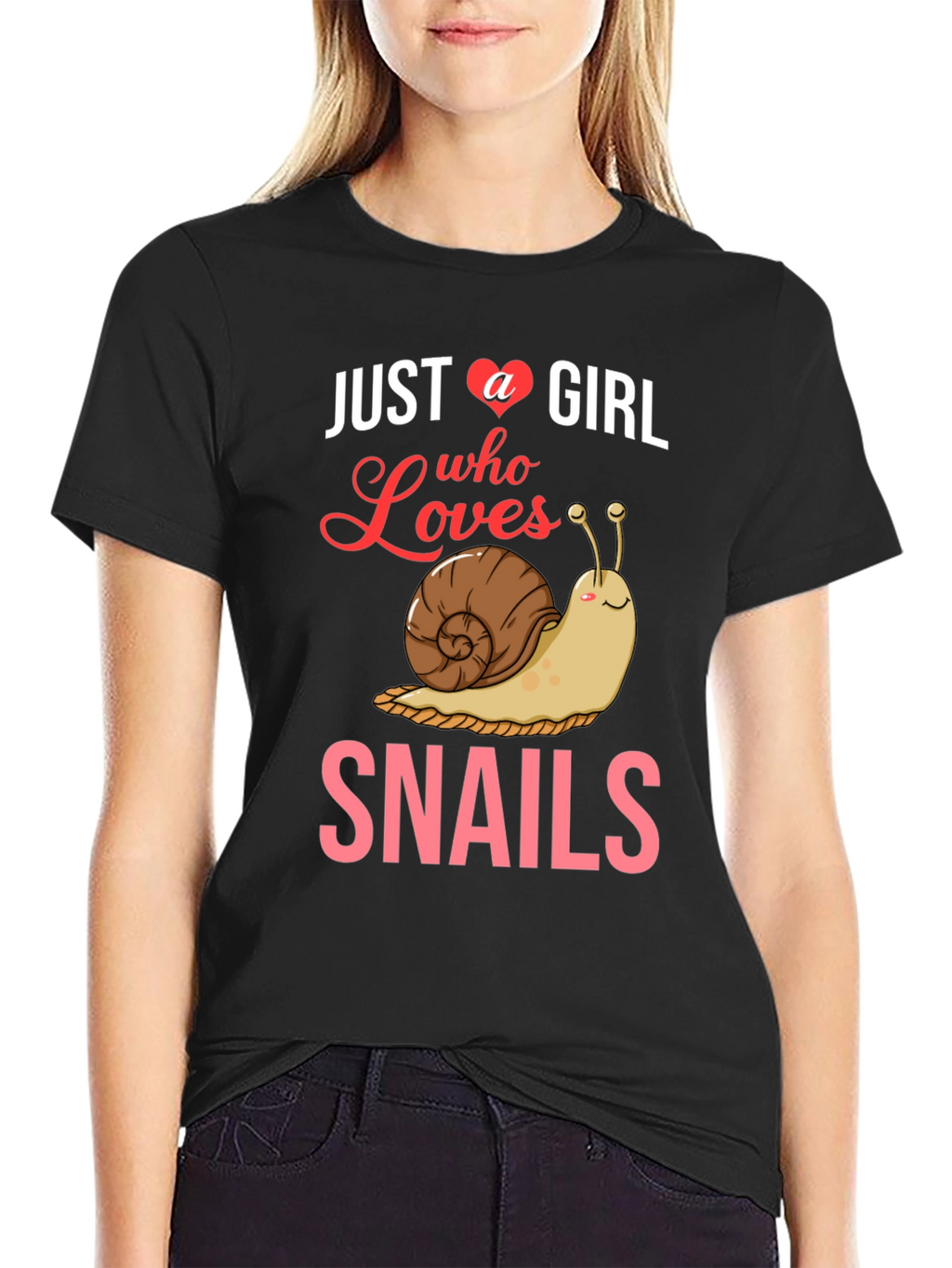 Just A Girl Who Loves Snails T-Shirt