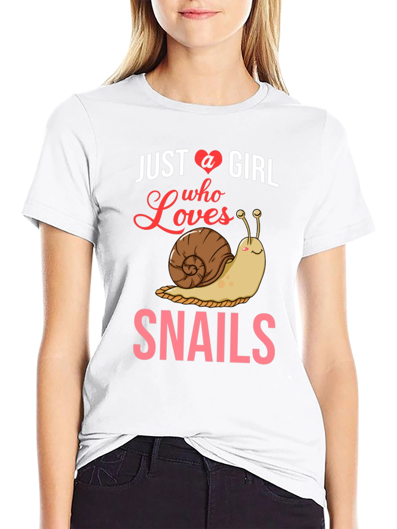 Just A Girl Who Loves Snails T-Shirt