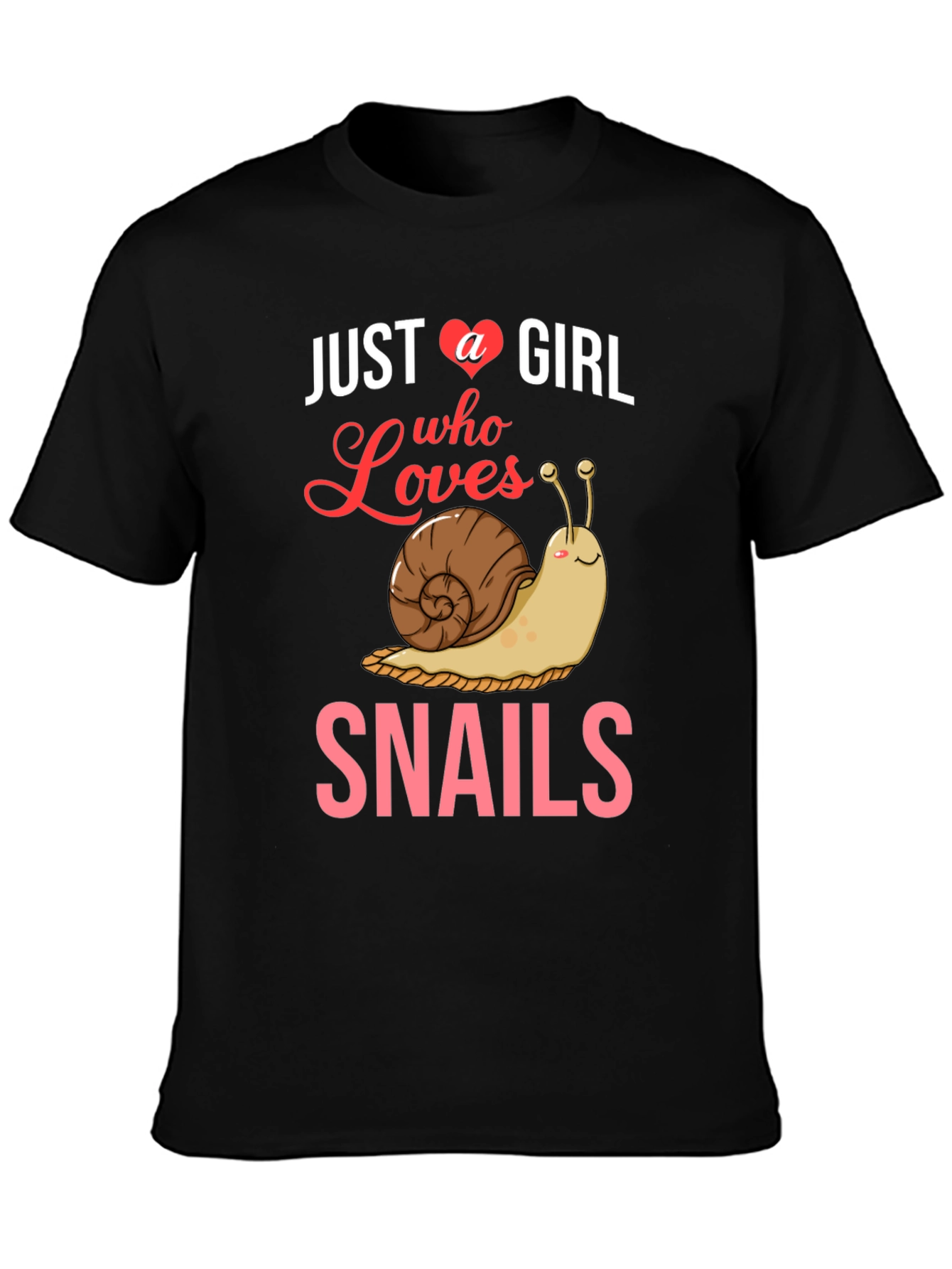 Just A Girl Who Loves Snails T-Shirt