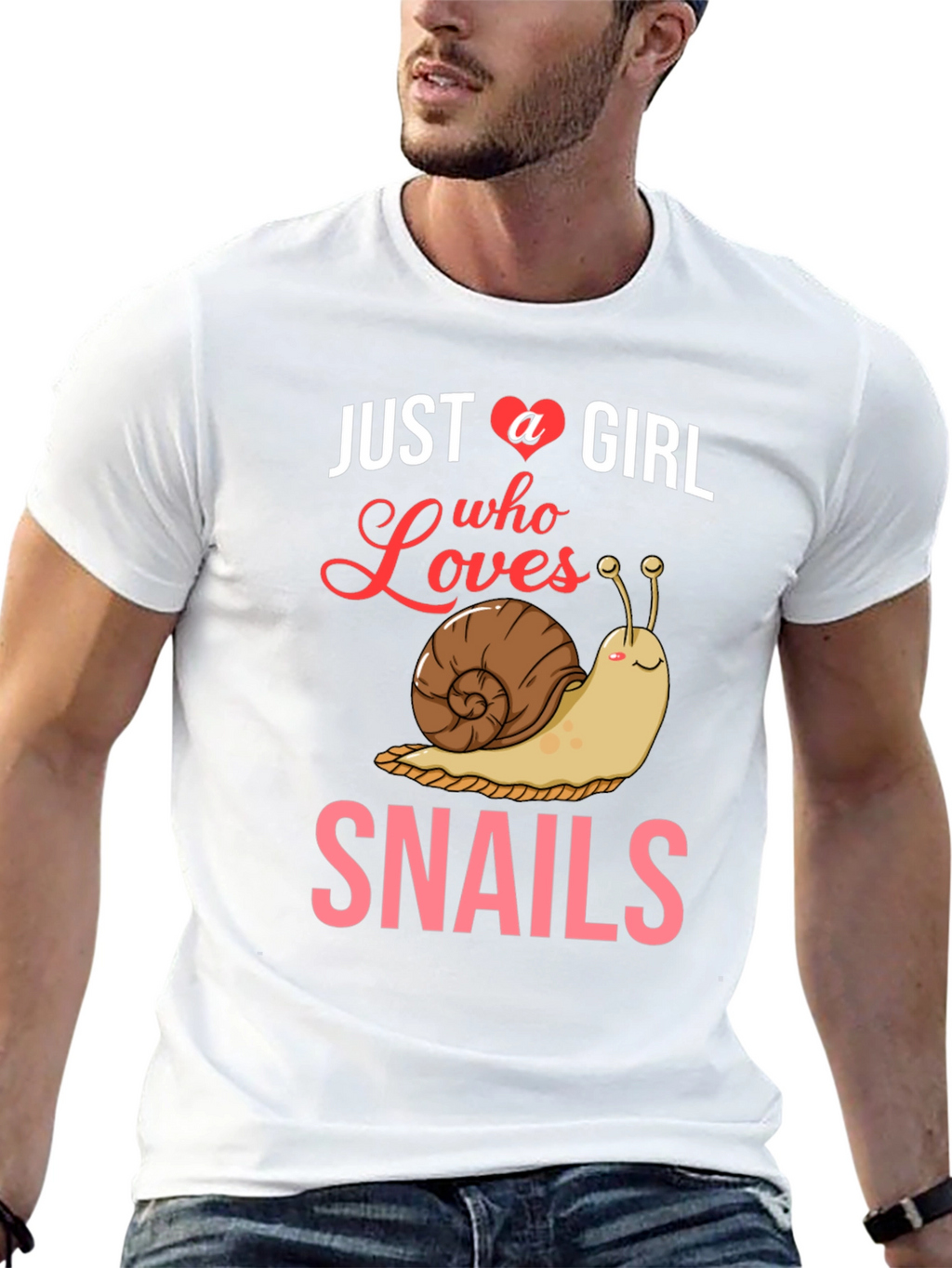 Just A Girl Who Loves Snails T-Shirt