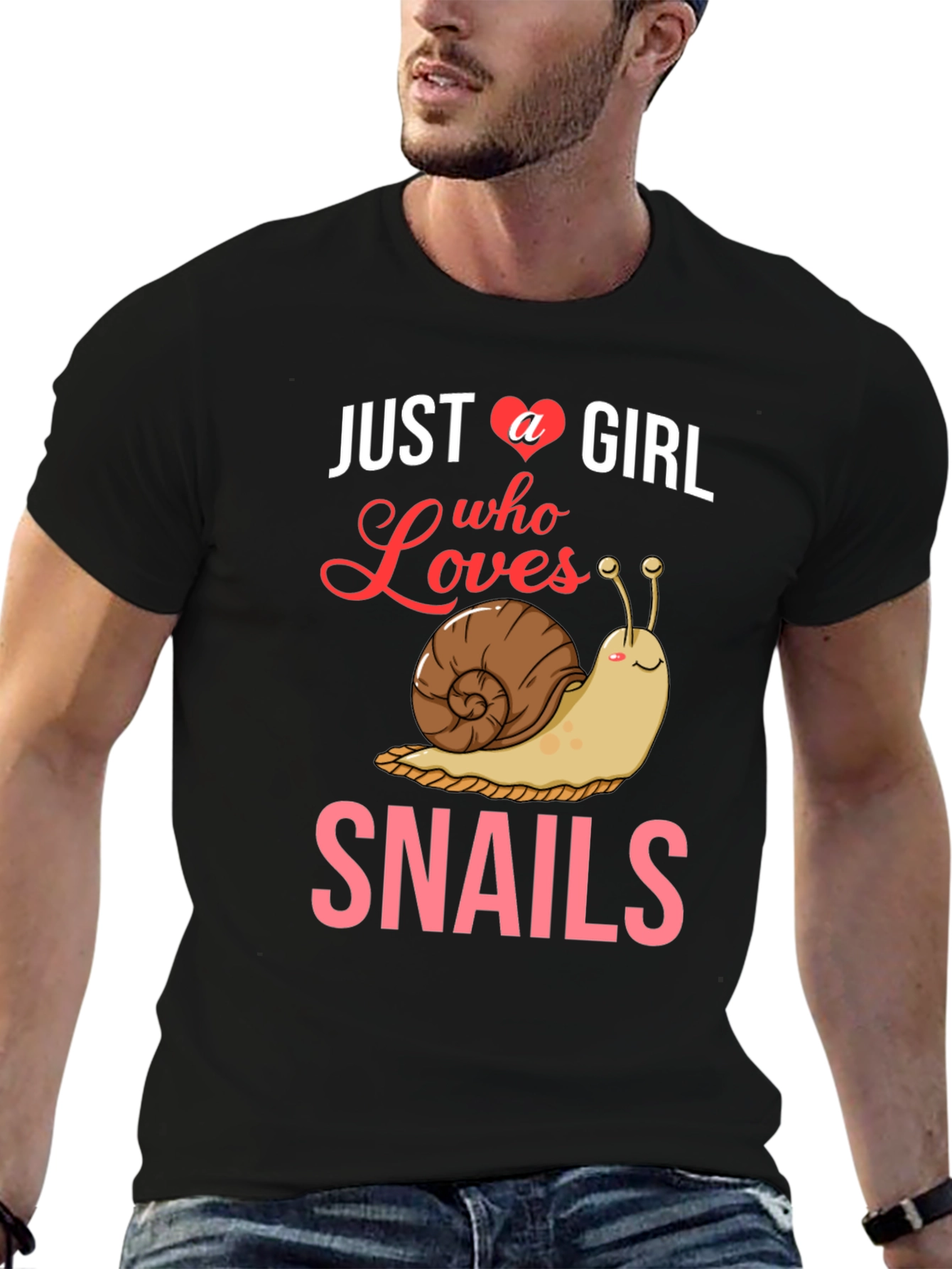 Just A Girl Who Loves Snails T-Shirt