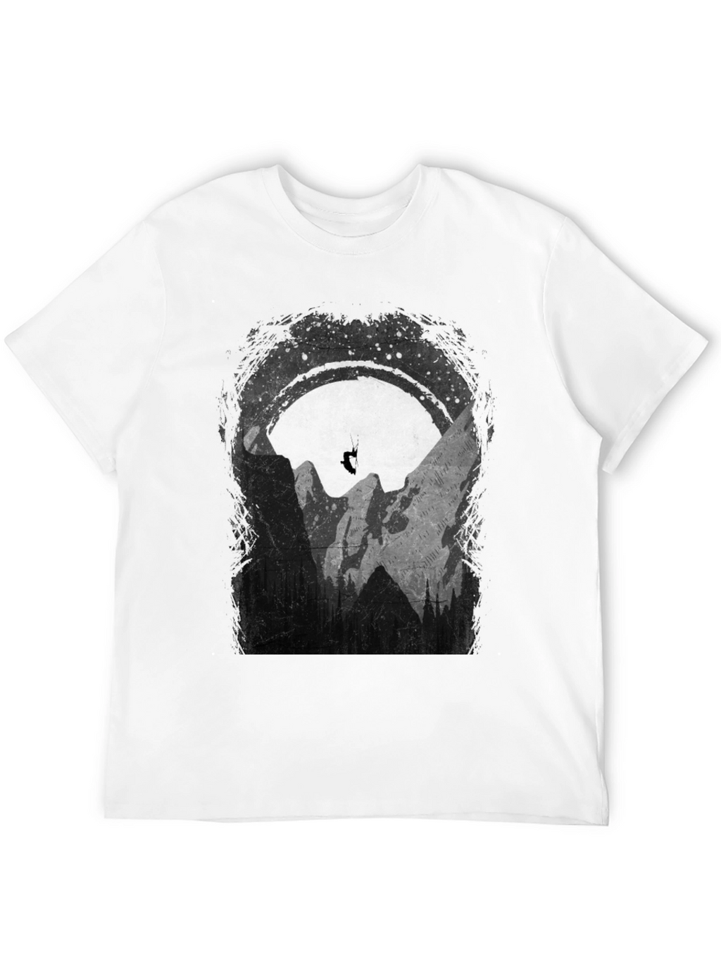 Mountain Paragliding Graphic T-Shirt - Adventure Ready!