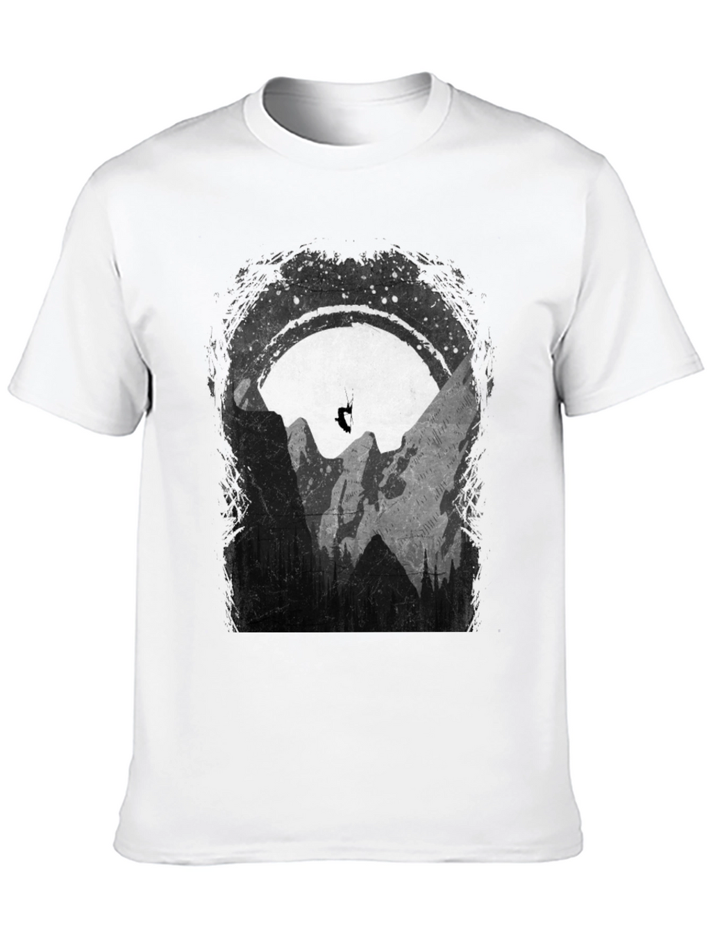 Mountain Paragliding Graphic T-Shirt - Adventure Ready!