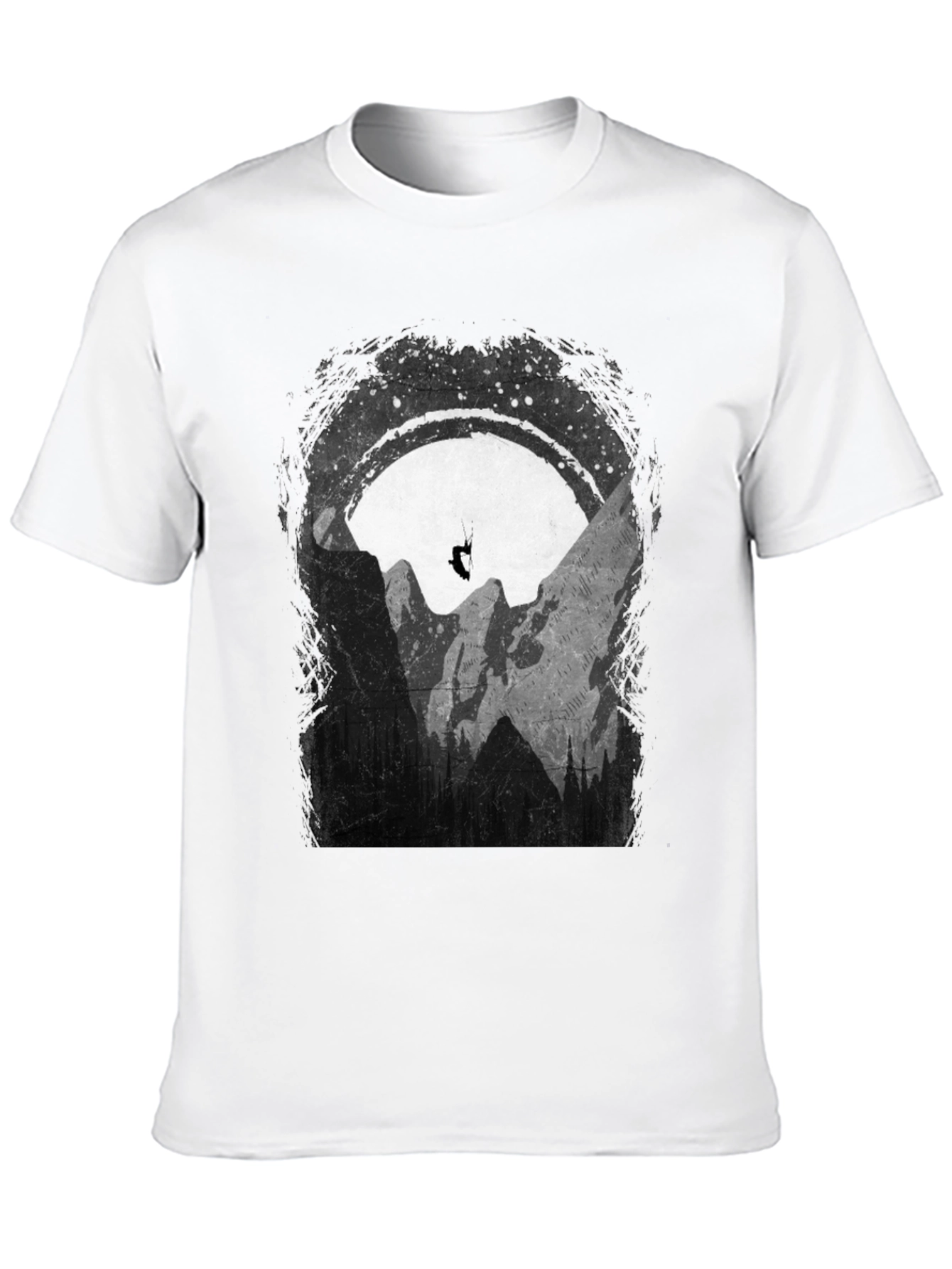 Mountain Paragliding Graphic T-Shirt - Adventure Ready!