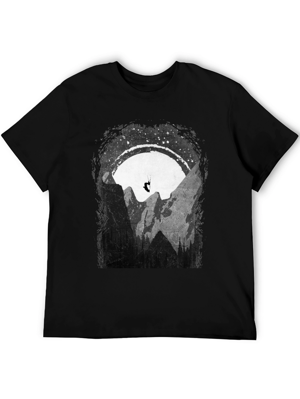 Mountain Paragliding Graphic T-Shirt - Adventure Ready!