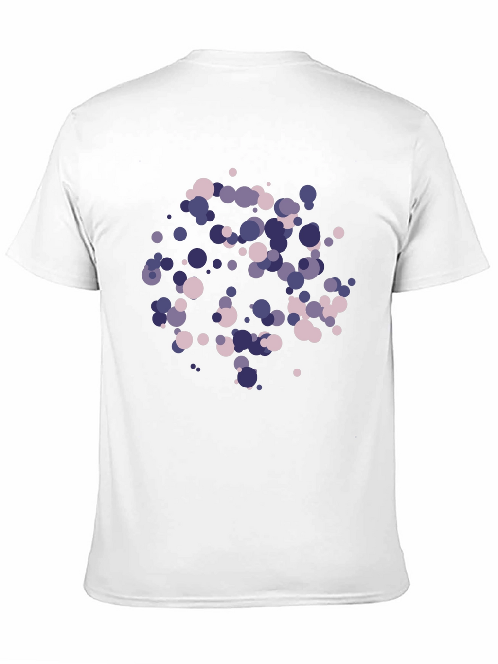 Abstract Dot Pattern Black T-Shirt