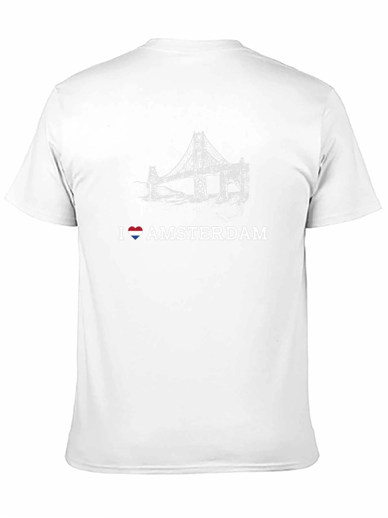 I Heart Amsterdam Black Graphic T-Shirt