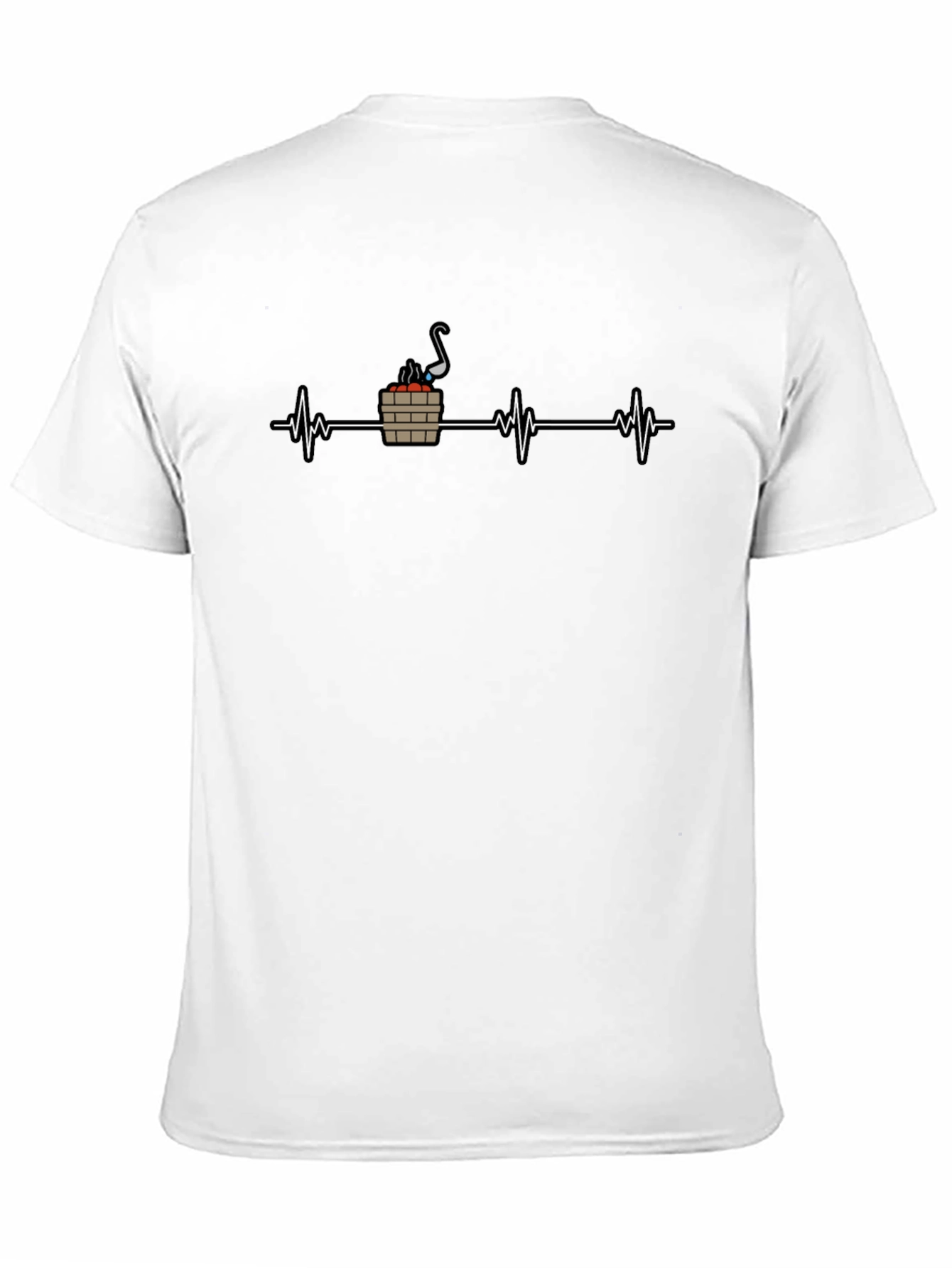 Sauna Heartbeat T-Shirt - Relax & Recharge