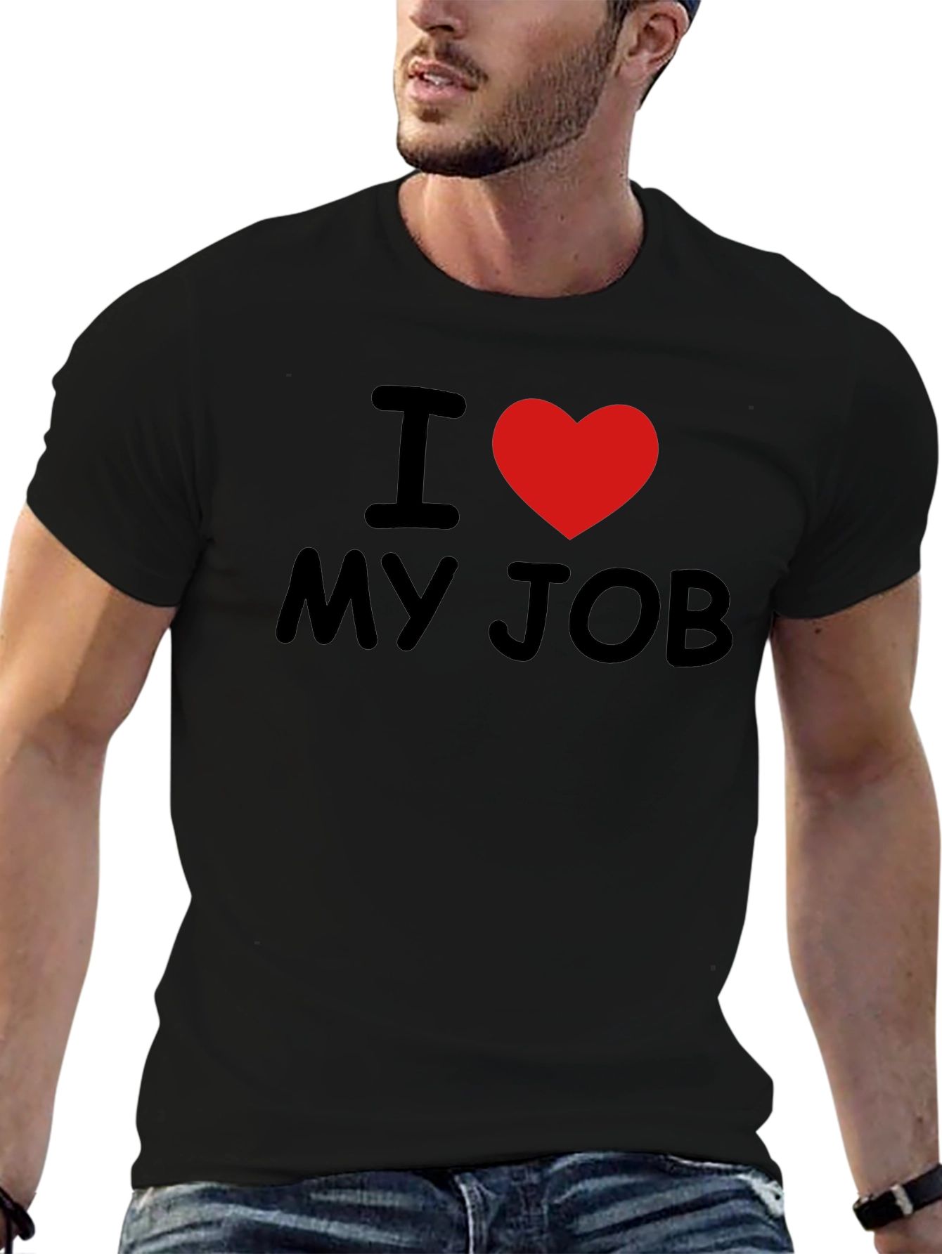 I Love My Job T-Shirt - Heart Graphic Tee