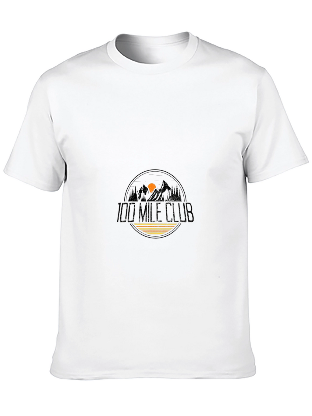 100 Mile Club Black Tee - Mountain Adventure Apparel
