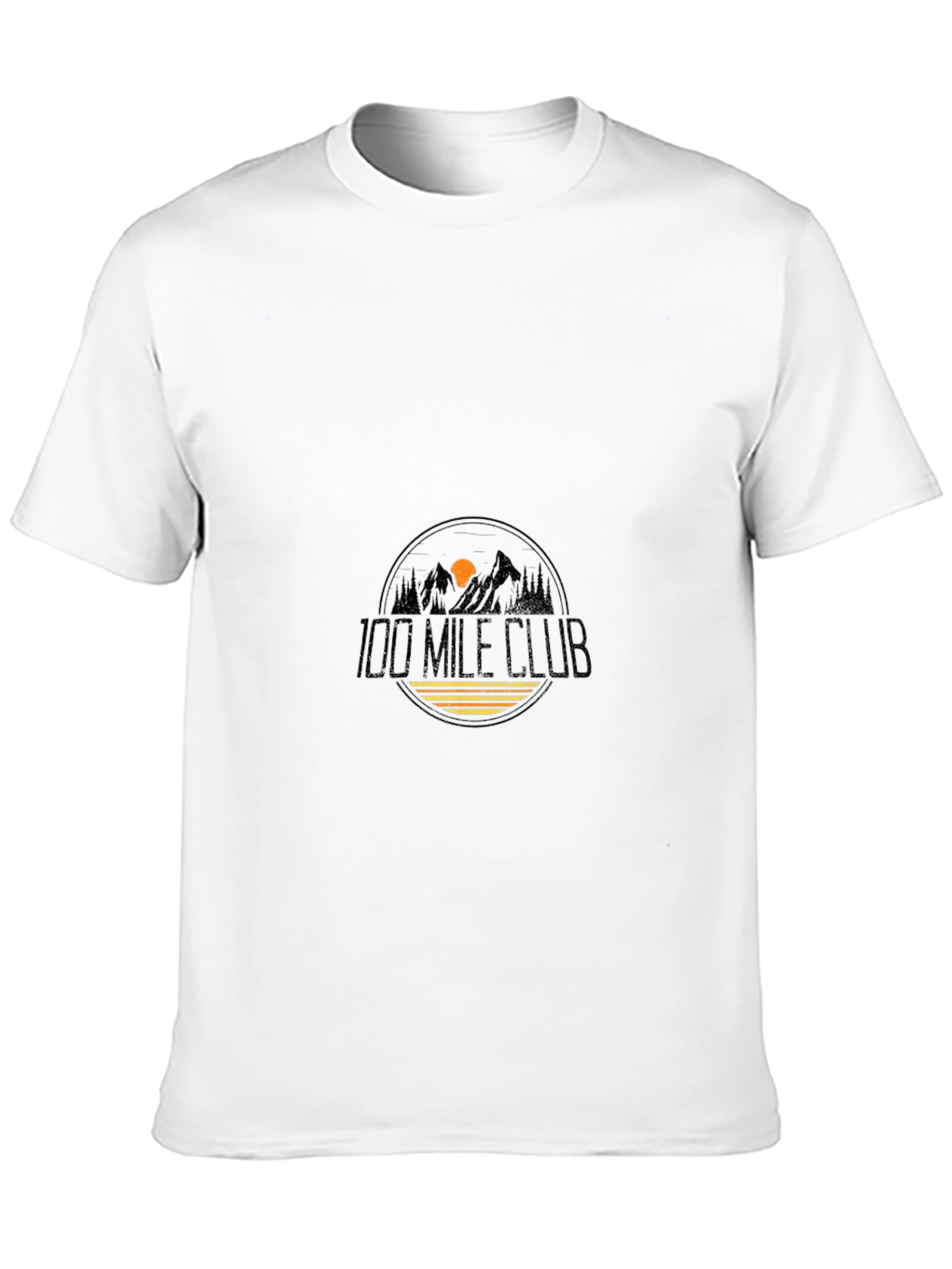 100 Mile Club Black Tee - Mountain Adventure Apparel