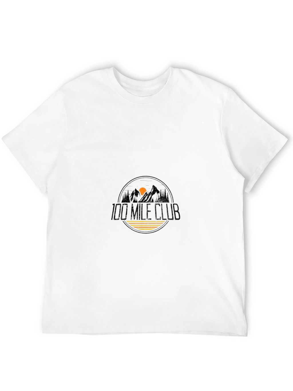 100 Mile Club Black Tee - Mountain Adventure Apparel