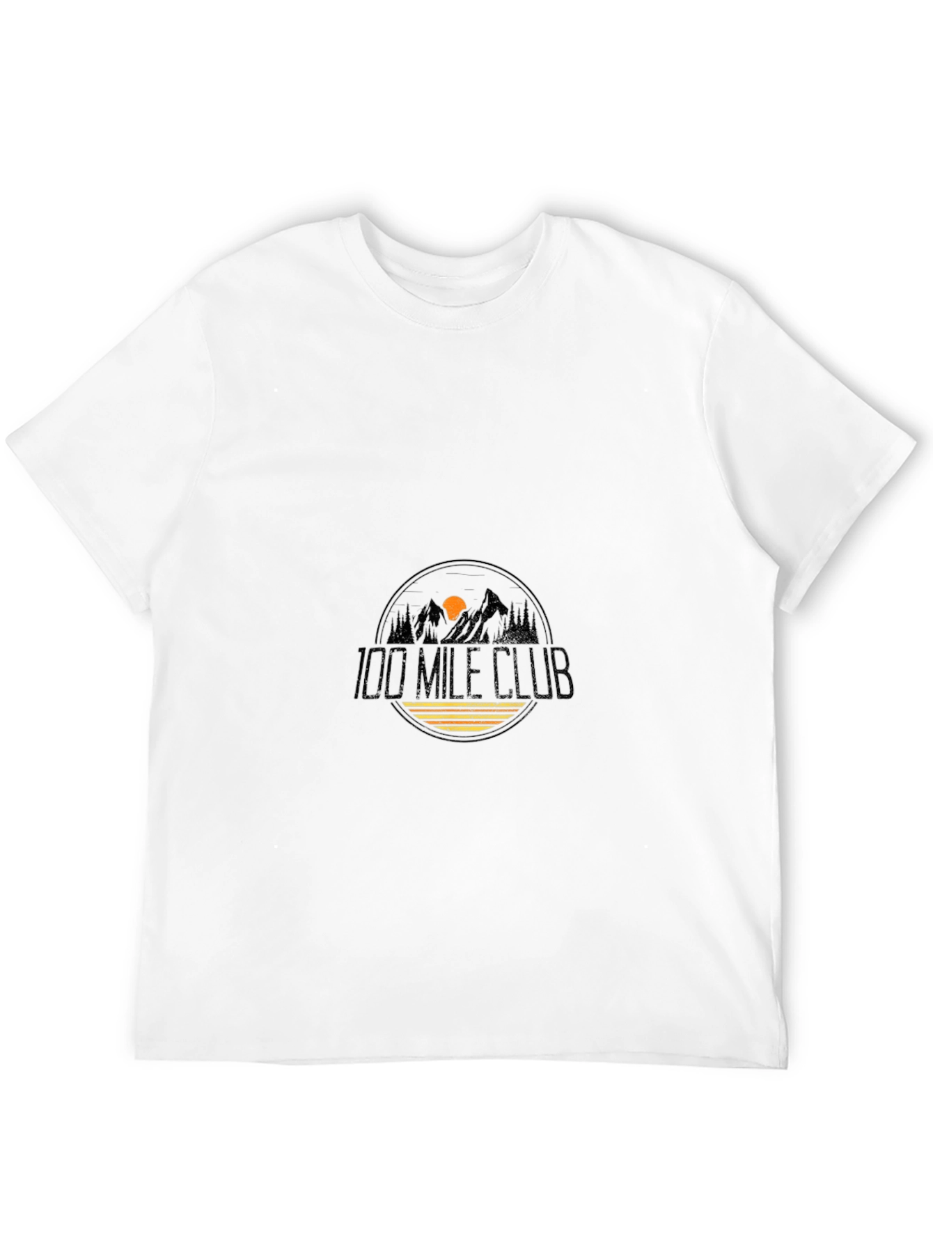 100 Mile Club Black Tee - Mountain Adventure Apparel