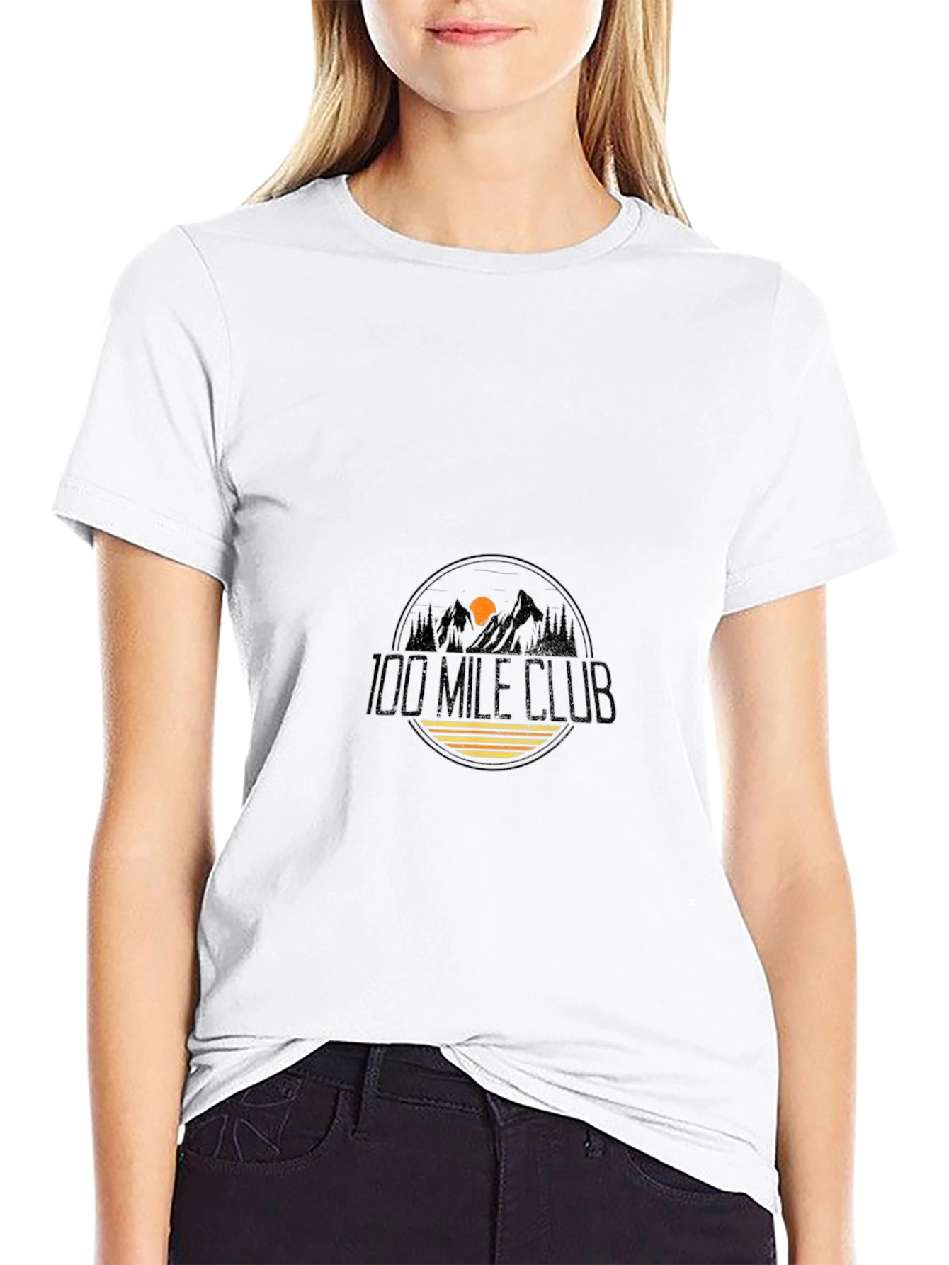 100 Mile Club Black Tee - Mountain Adventure Apparel