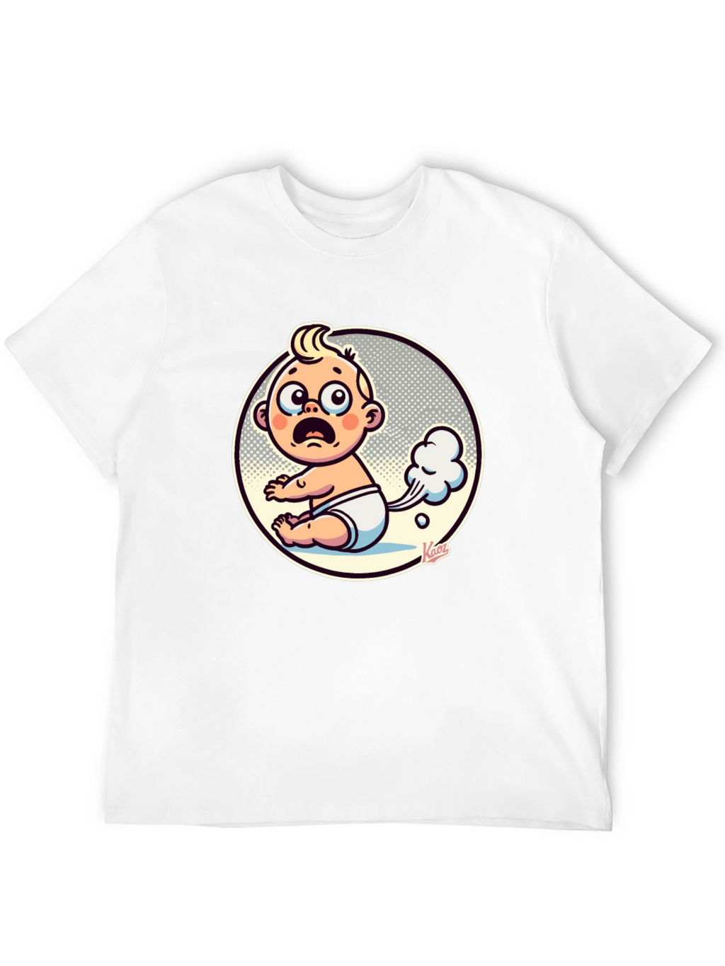 Funny Baby Fart Graphic Tee - Unisex Black T-Shirt