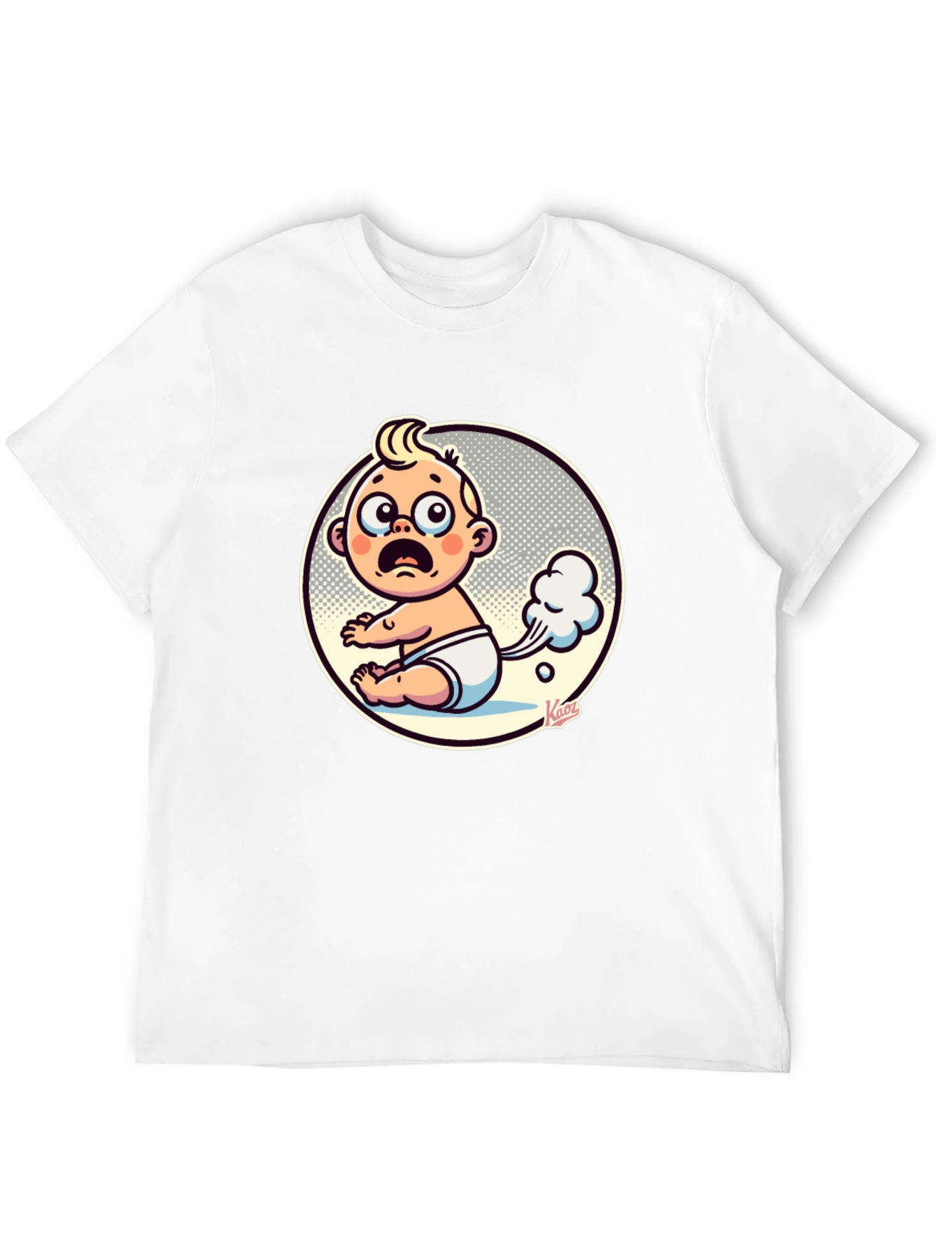 Funny Baby Fart Graphic Tee - Unisex Black T-Shirt