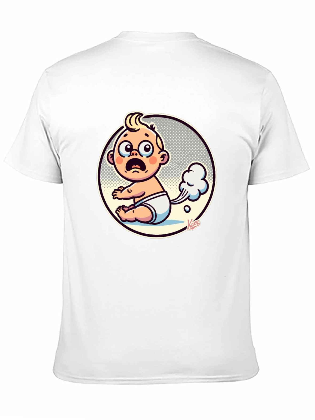 Funny Baby Fart Graphic Tee - Unisex Black T-Shirt