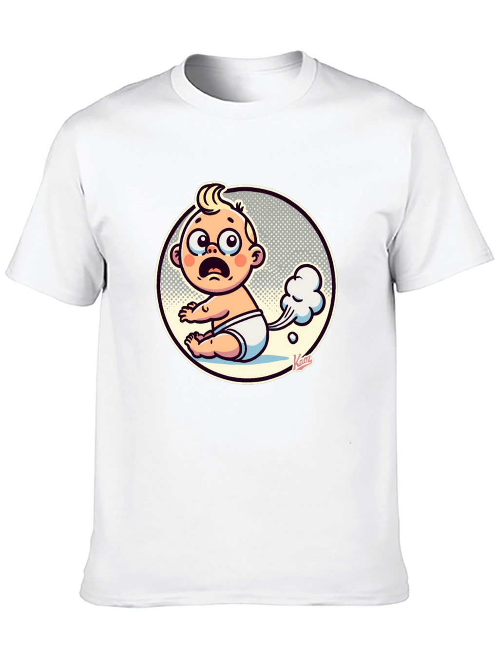 Funny Baby Fart Graphic Tee - Unisex Black T-Shirt