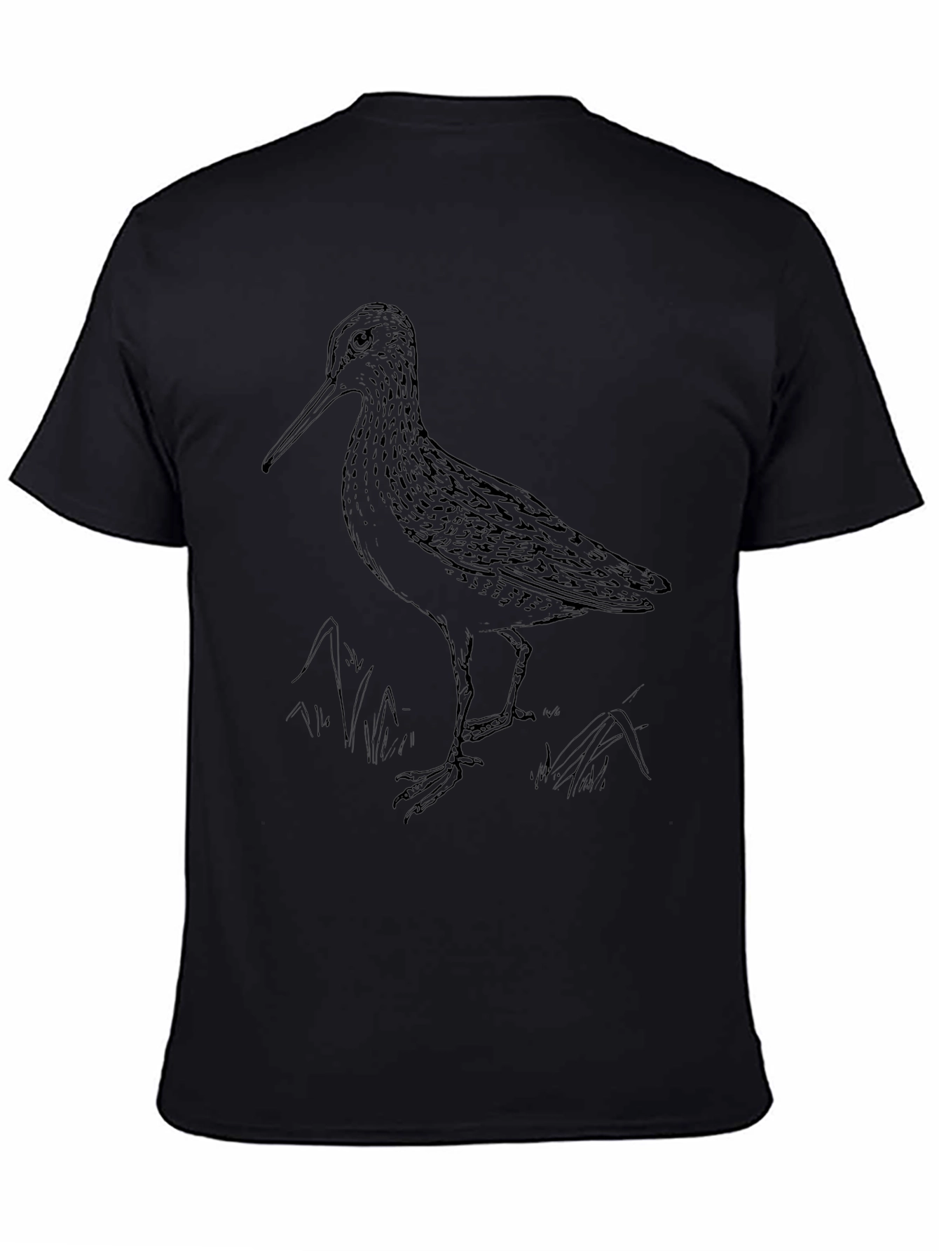 Shorebird Graphic Tee - Nature Lovers Black T-Shirt