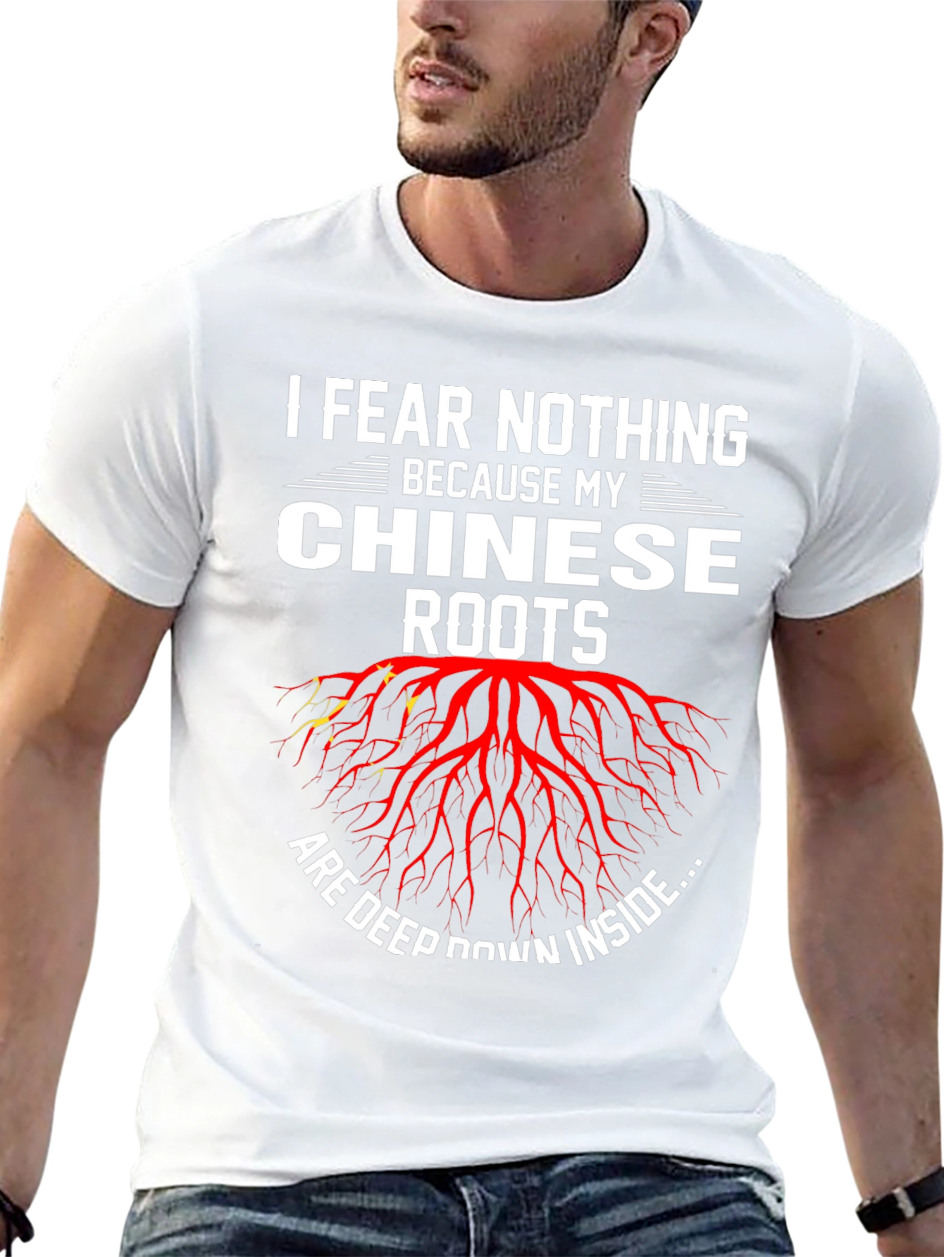 I Fear Nothing Chinese Roots Graphic Tee