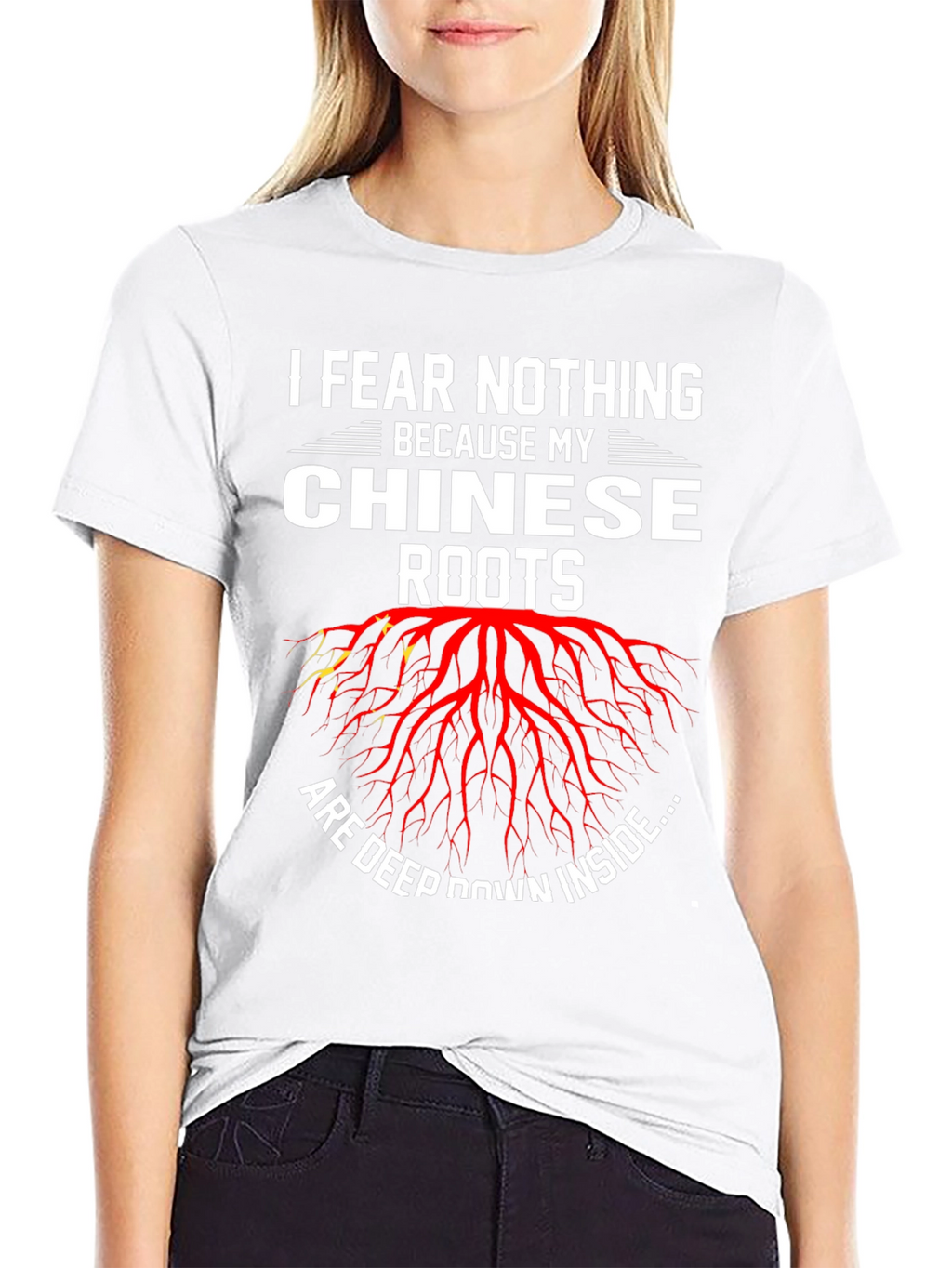 I Fear Nothing Chinese Roots Graphic Tee