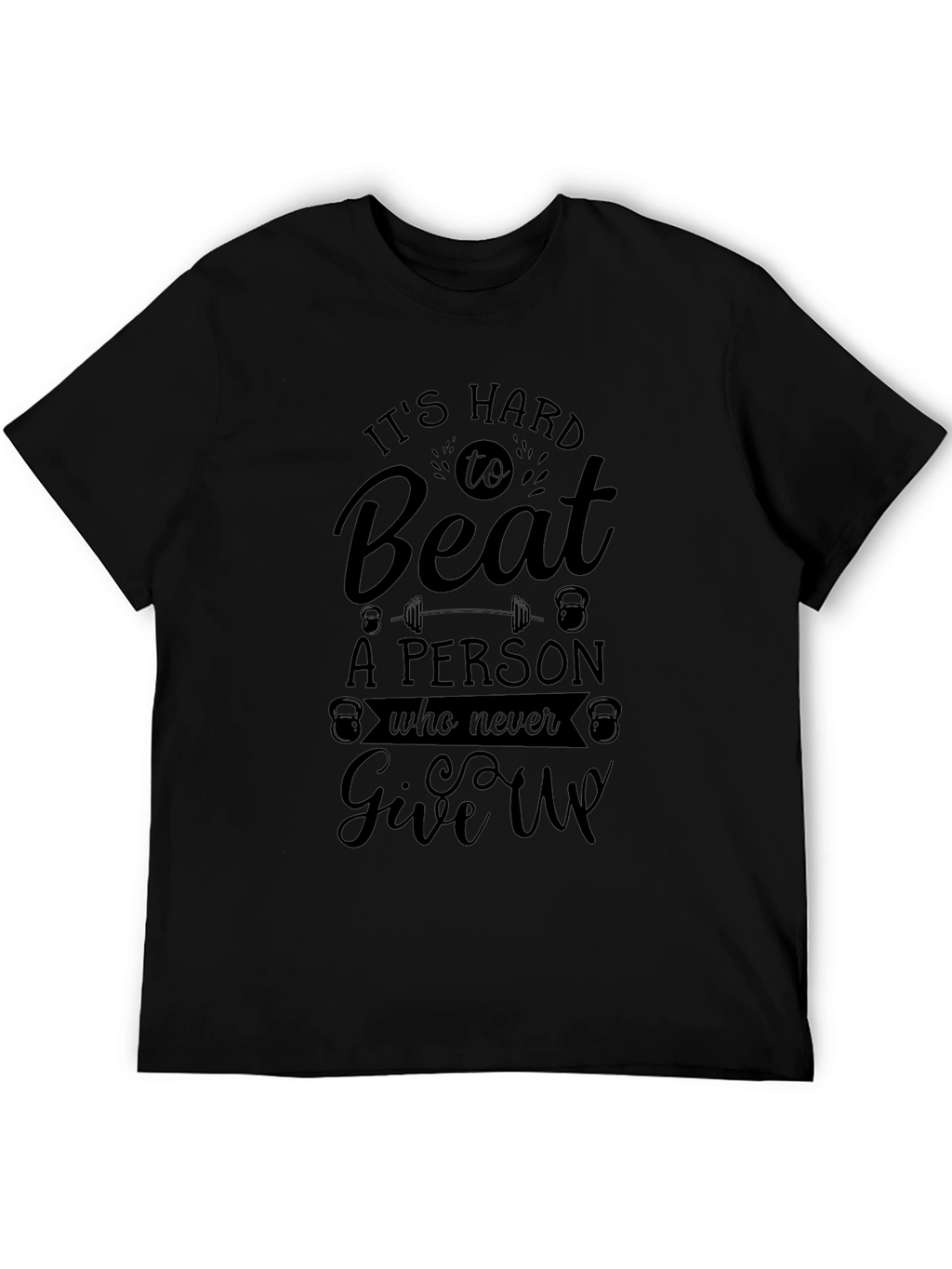 Its Hard to Beat Graphic Tee - Black