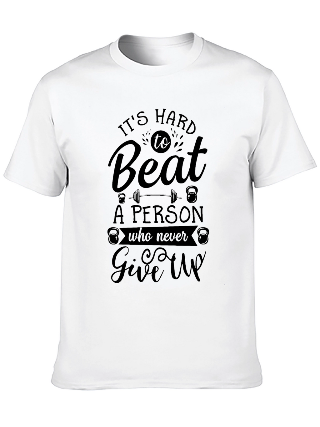 Its Hard to Beat Graphic Tee - Black