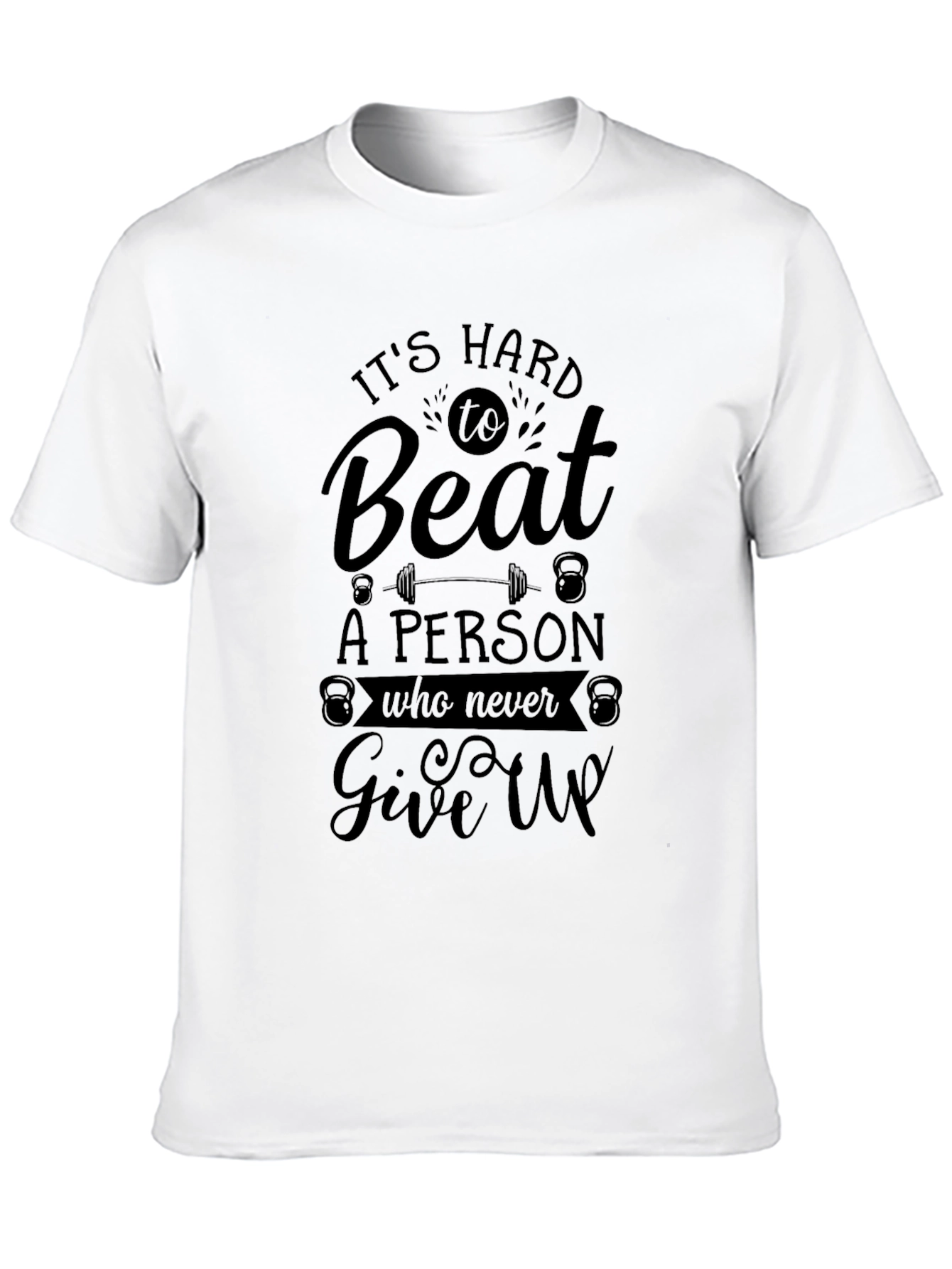Its Hard to Beat Graphic Tee - Black