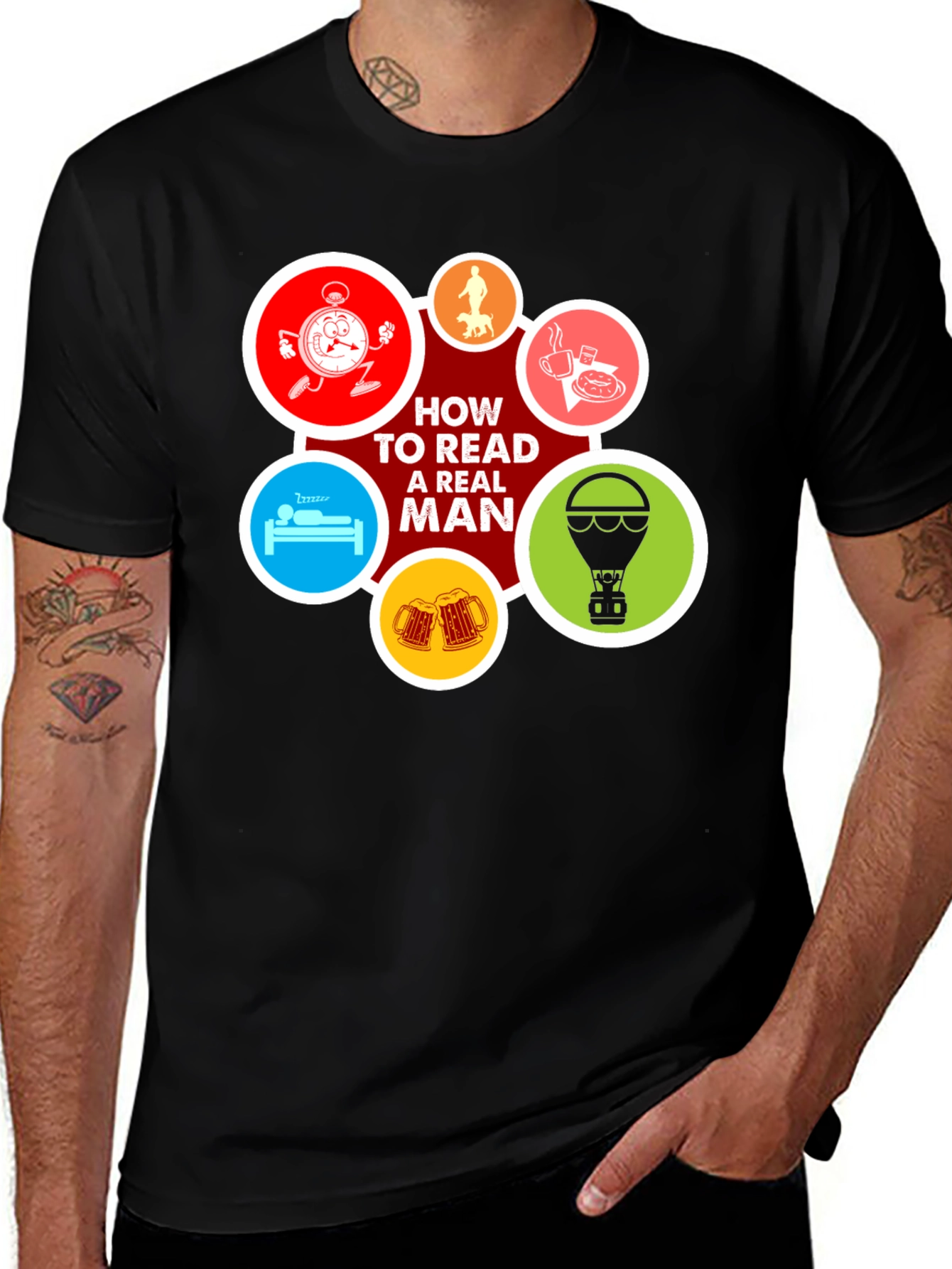 Read A Real Man Graphic Tee