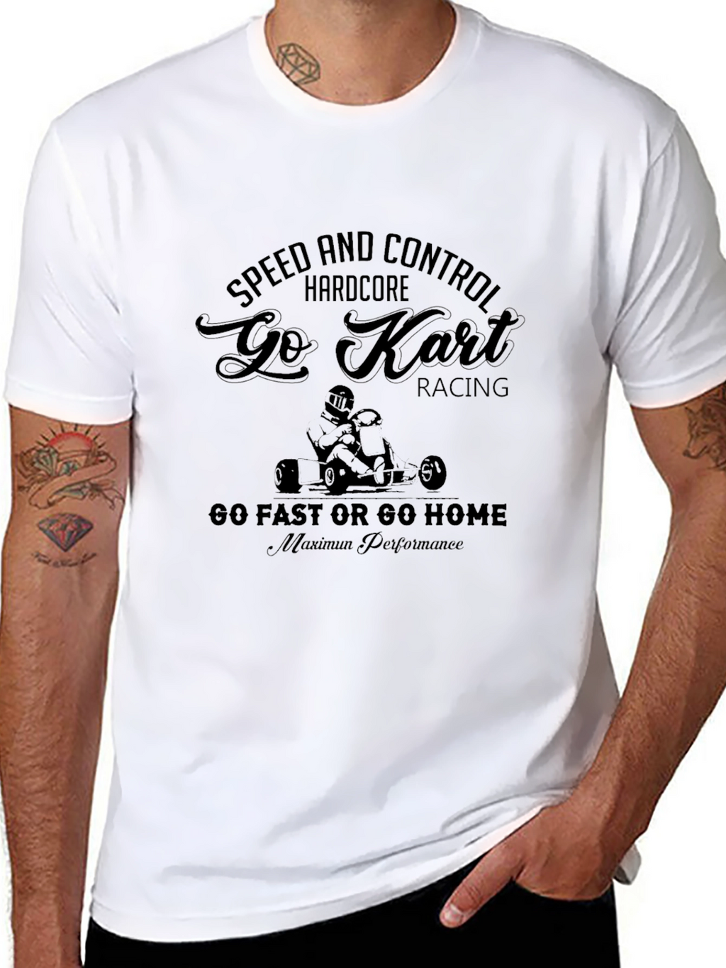 Go Kart Racing T-Shirt - Speed and Control