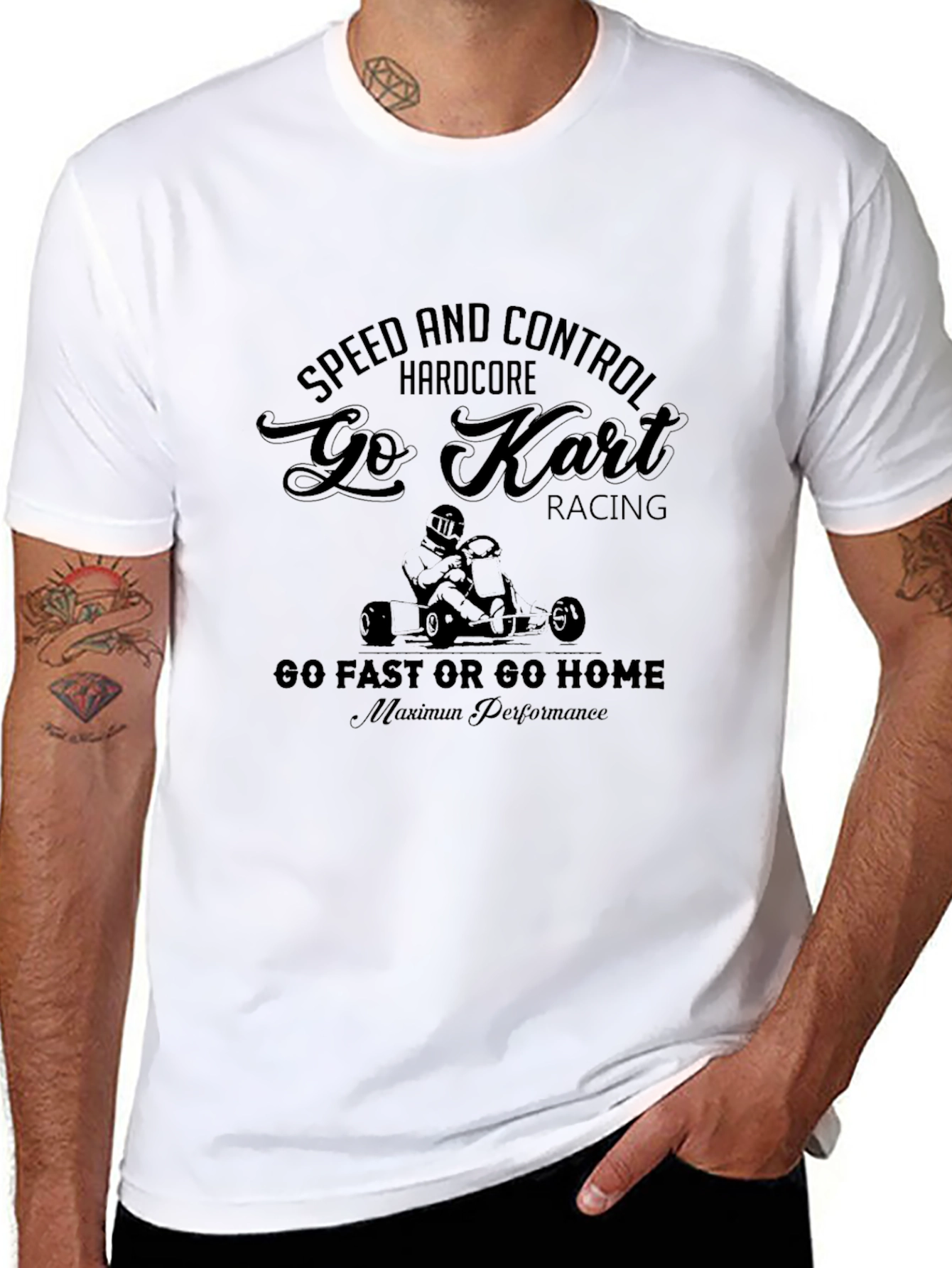 Go Kart Racing T-Shirt - Speed and Control