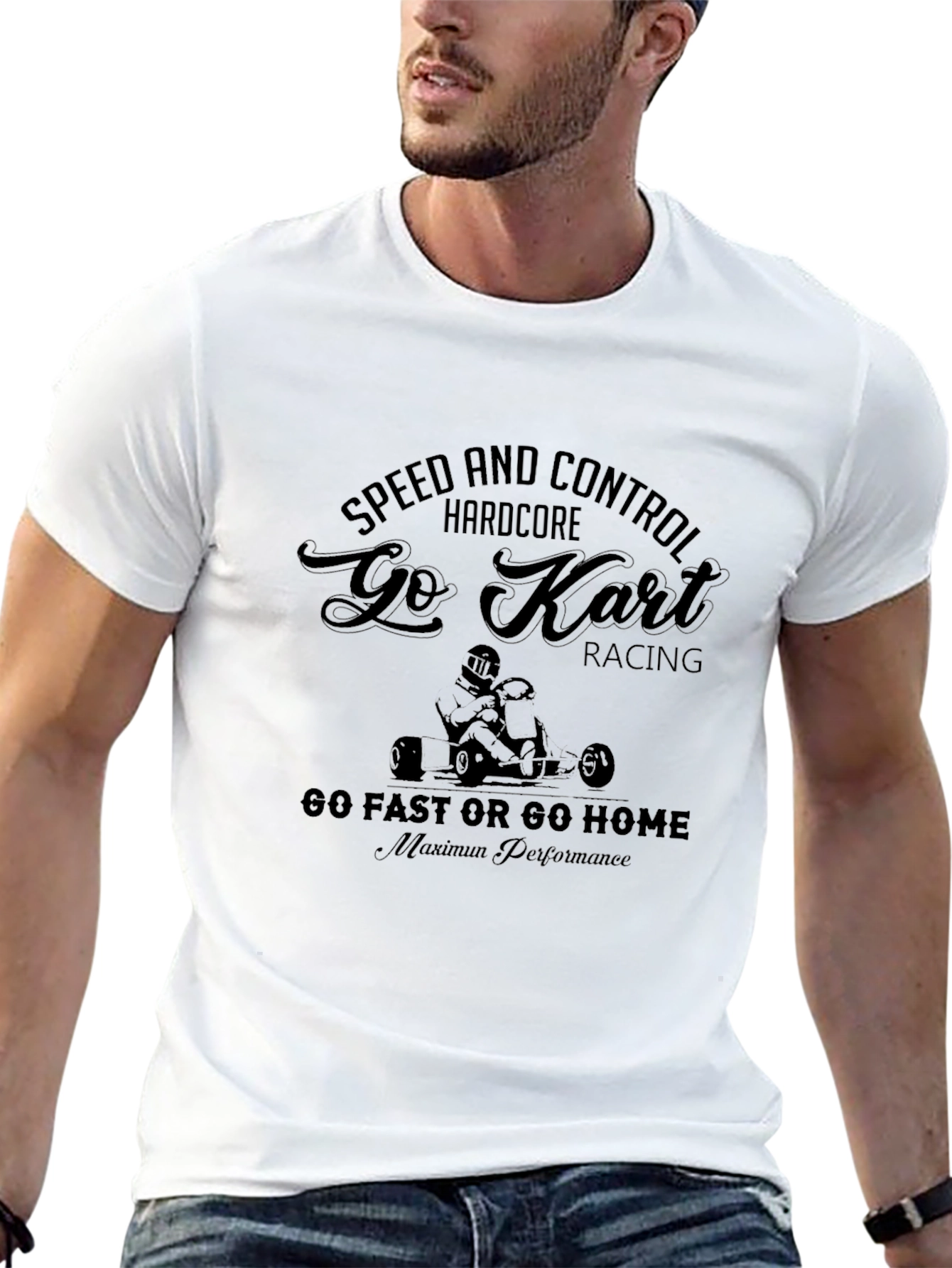 Go Kart Racing T-Shirt - Speed and Control
