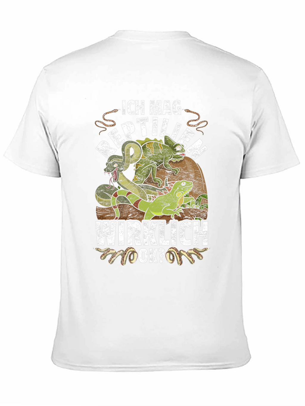 Ich Mag Reptilien T-Shirt - Reptile Lover Tee