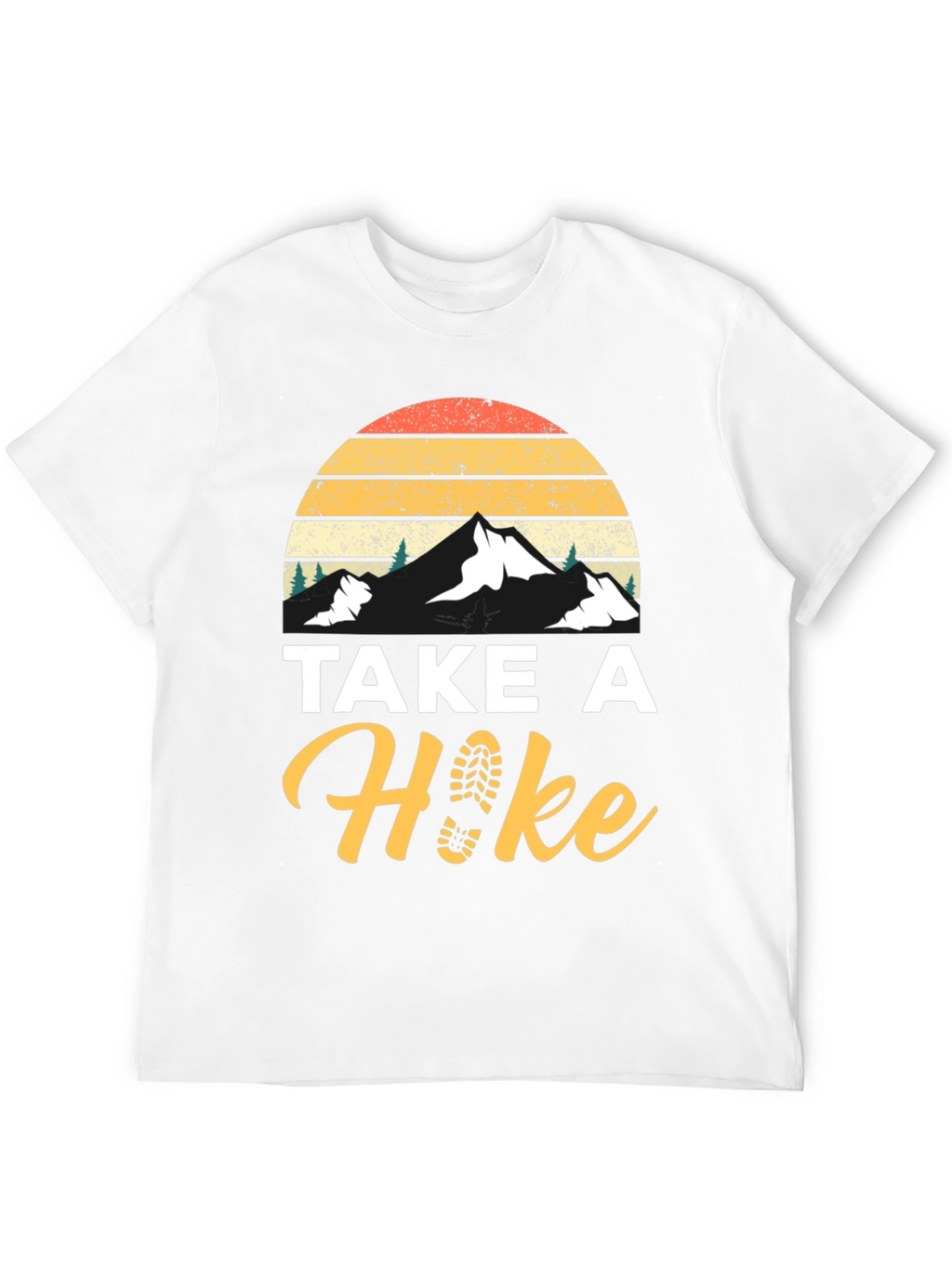 Take A Hike Black Graphic Tee