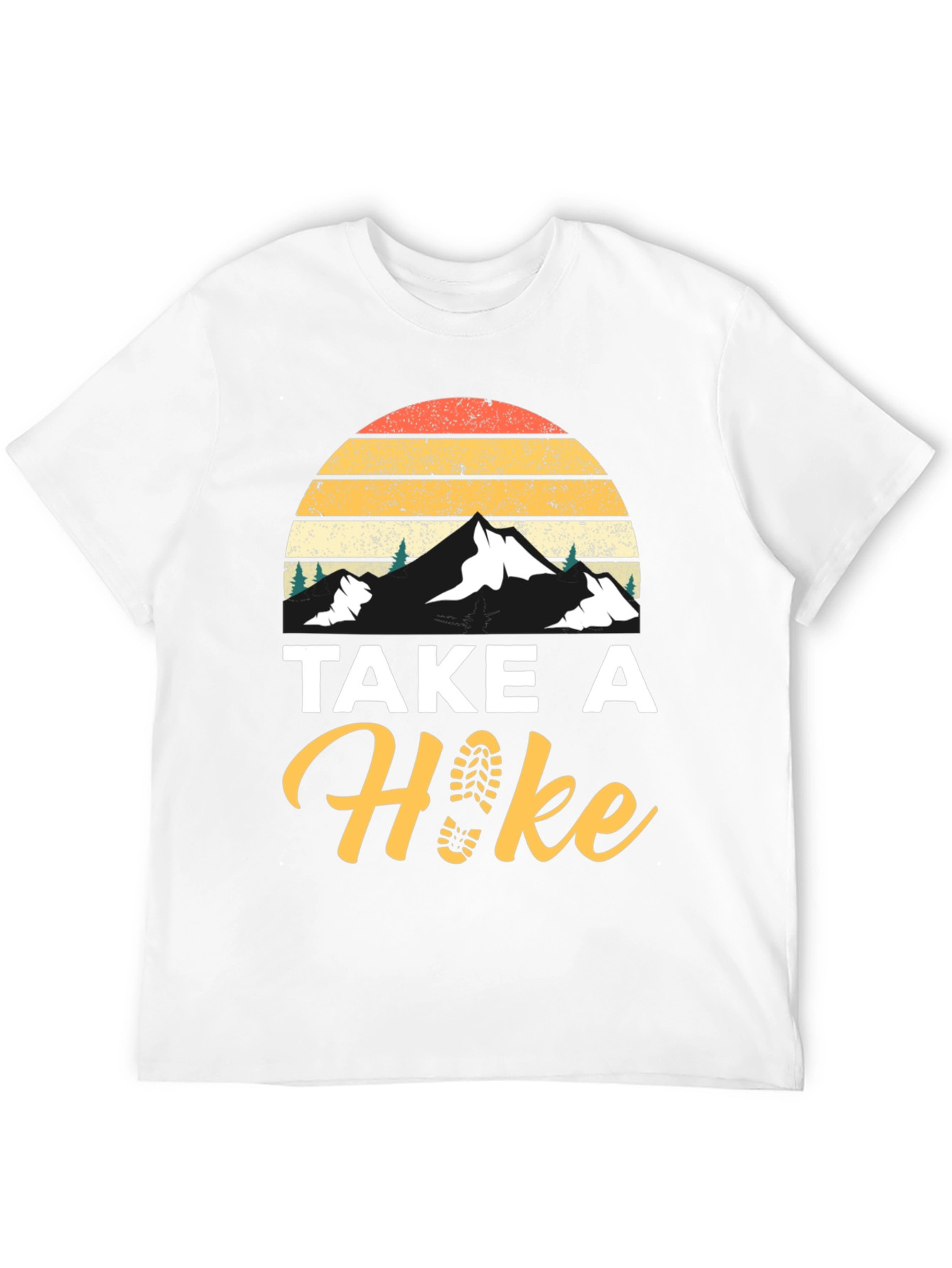 Take A Hike Black Graphic Tee