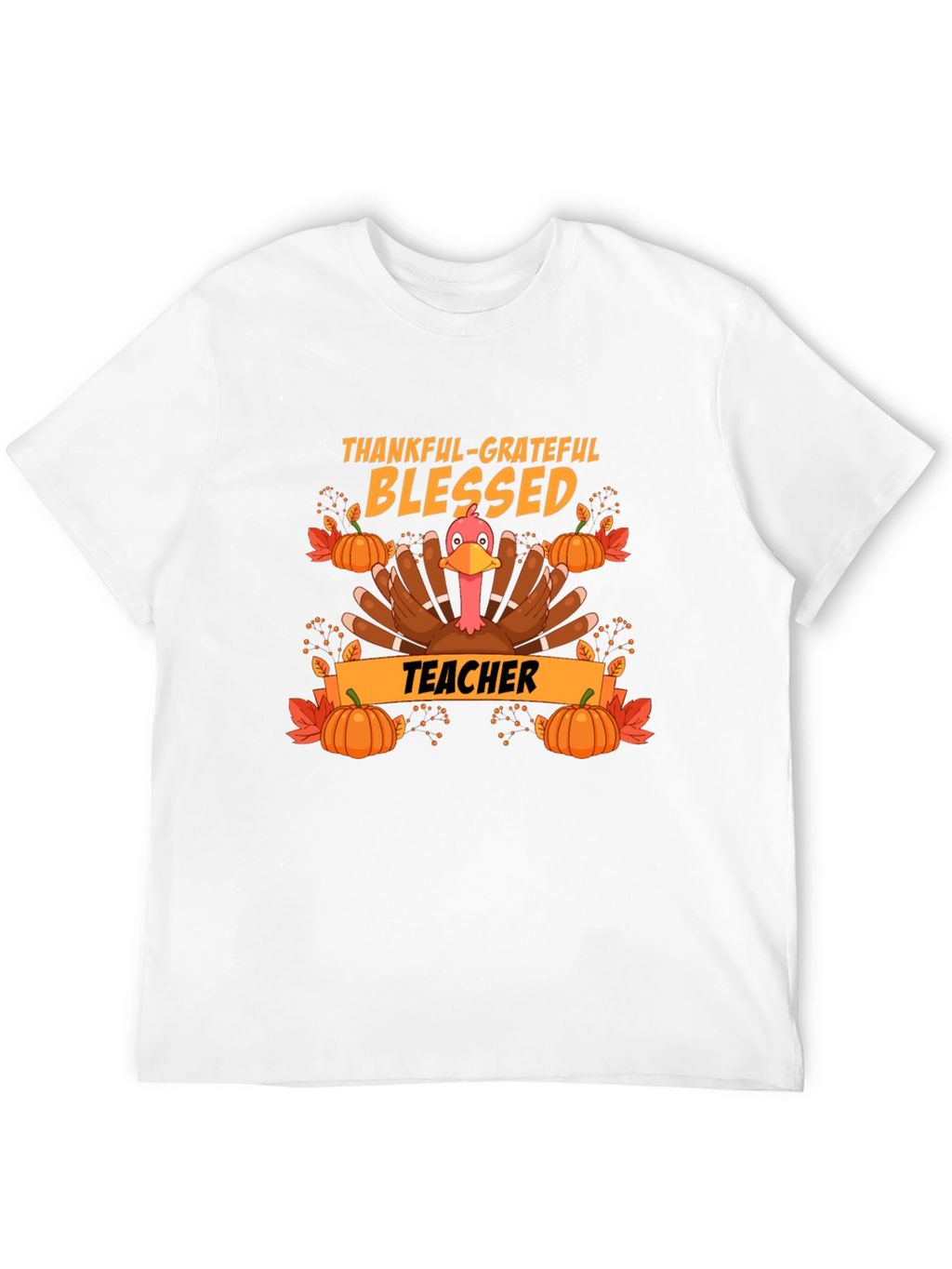 Thankful Teacher Thanksgiving T-Shirt