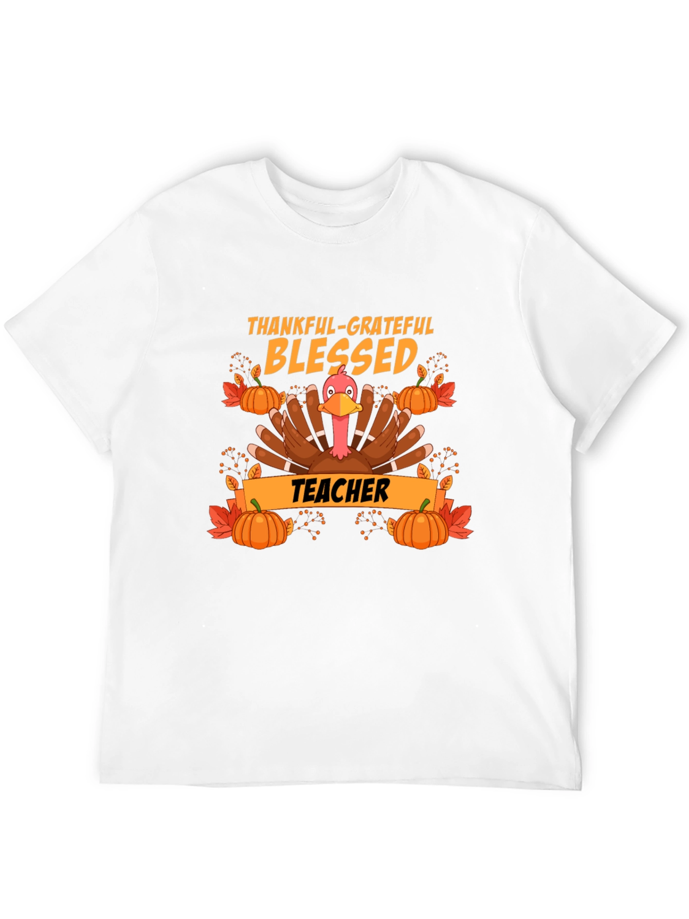 Thankful Teacher Thanksgiving T-Shirt