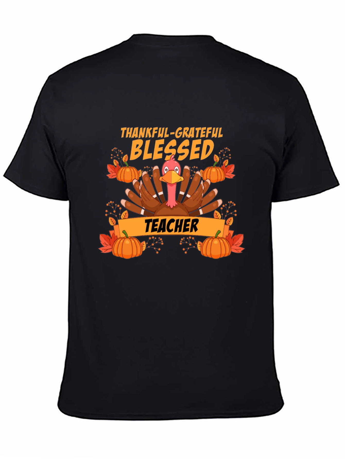 Thankful Teacher Thanksgiving T-Shirt