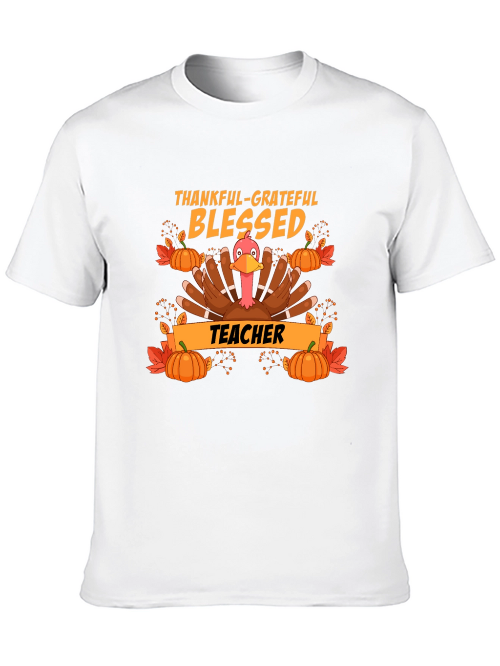 Thankful Teacher Thanksgiving T-Shirt