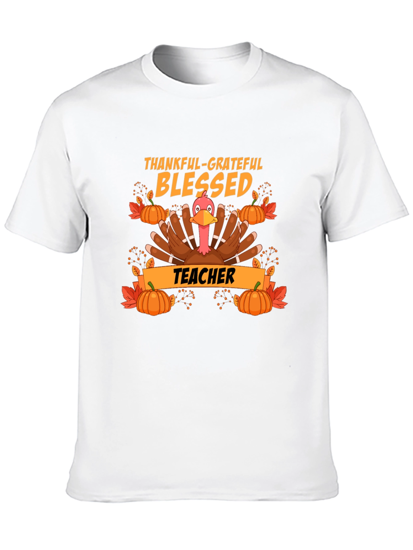 Thankful Teacher Thanksgiving T-Shirt