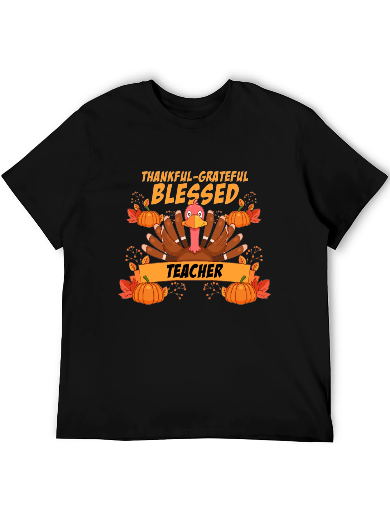 Thankful Teacher Thanksgiving T-Shirt