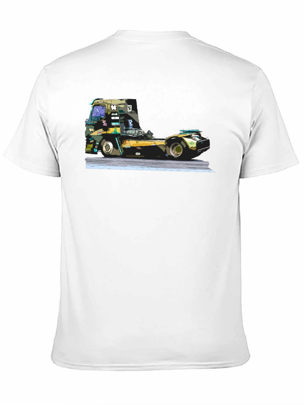 Truck Race T-Shirt - Black Graphic Tee