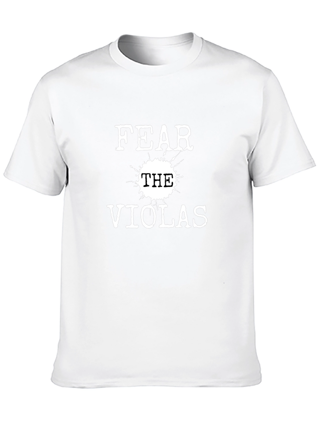 Fear The Violas Black Graphic Tee