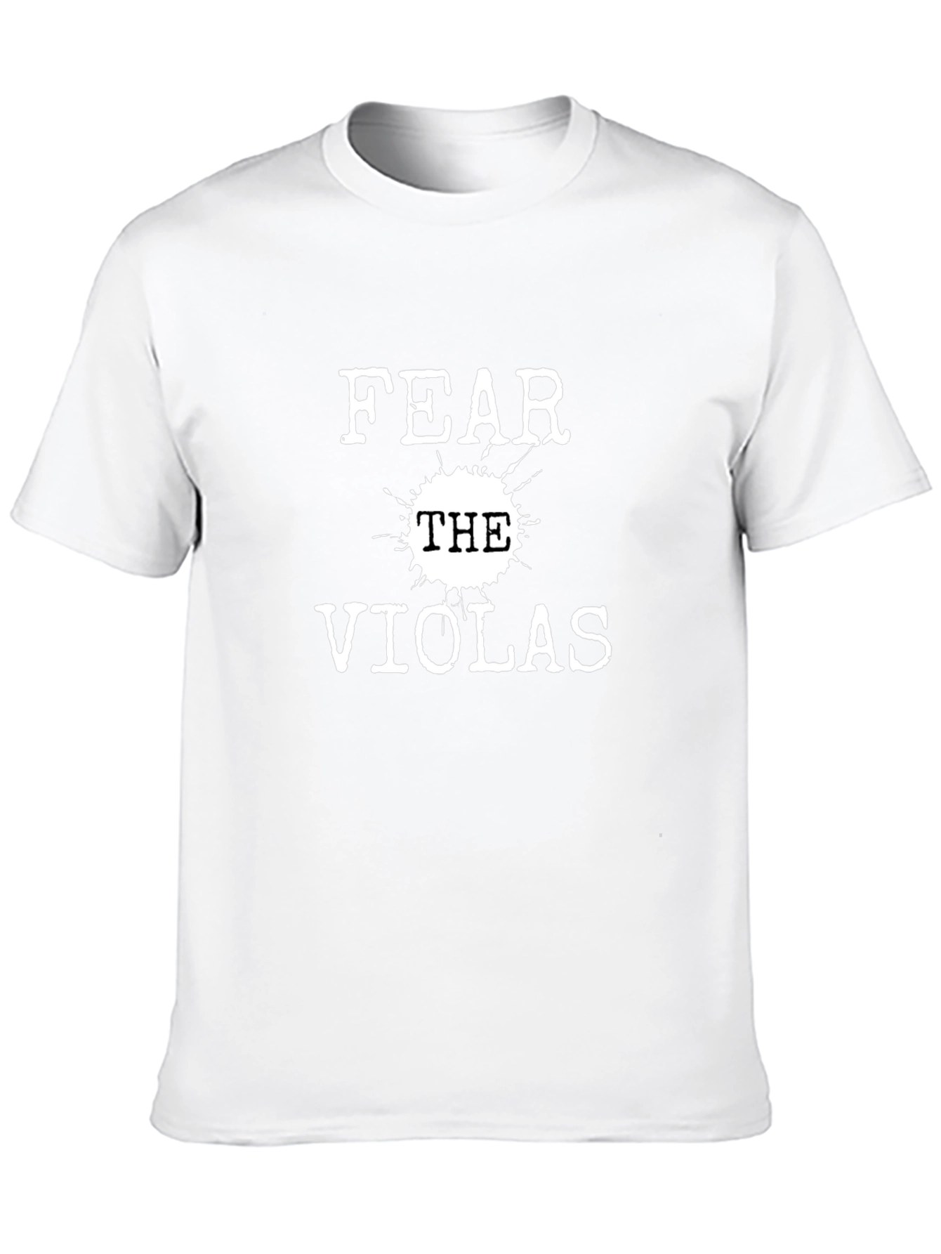 Fear The Violas Black Graphic Tee