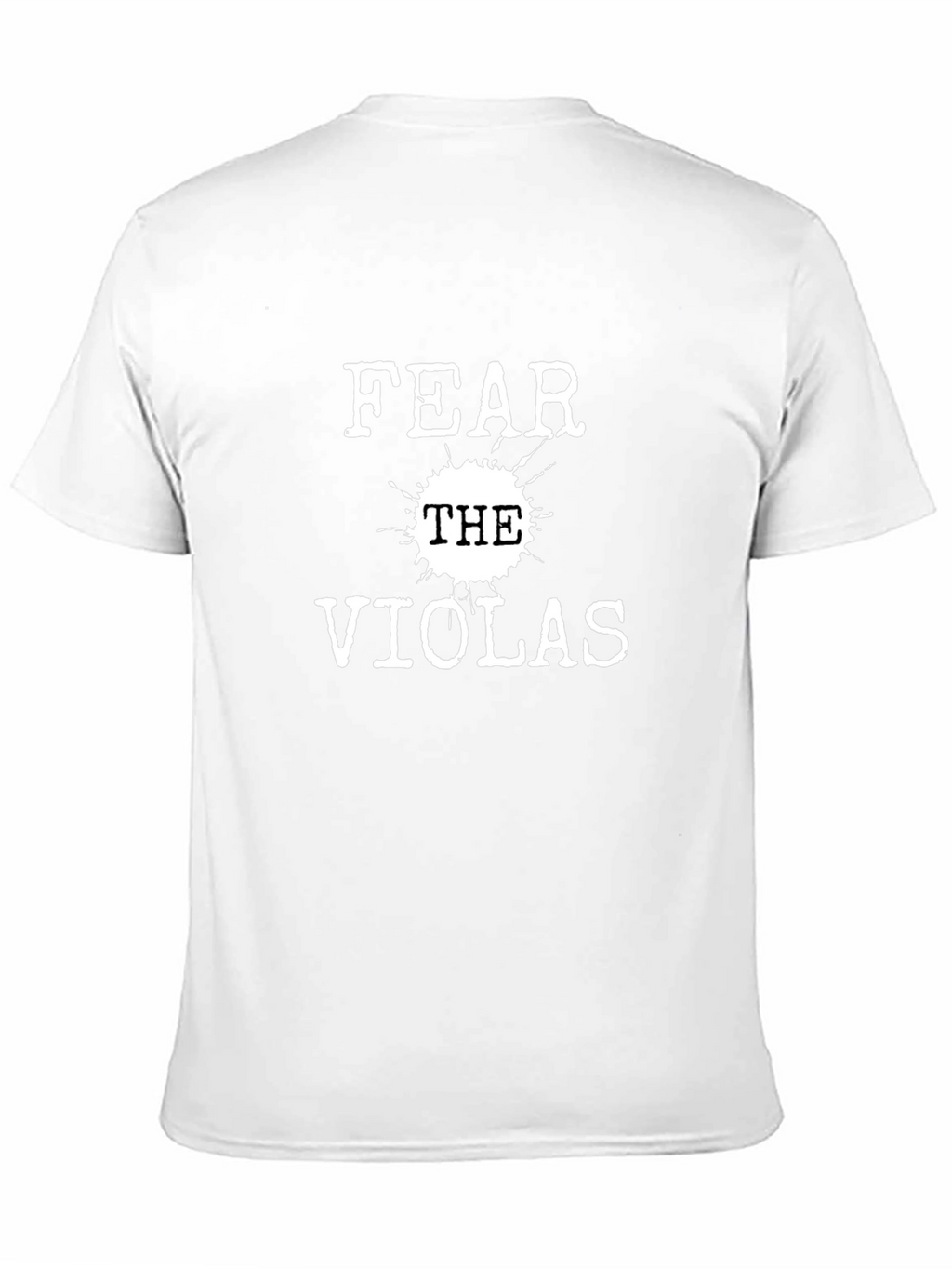 Fear The Violas Black Graphic Tee